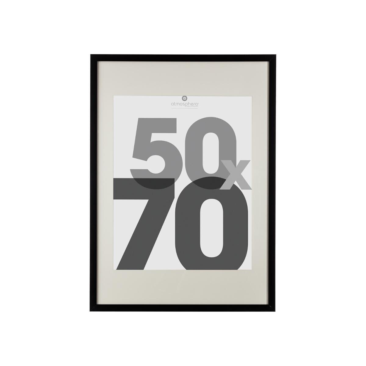 Wooden photo frame"Eva" Black, 50x70 cm