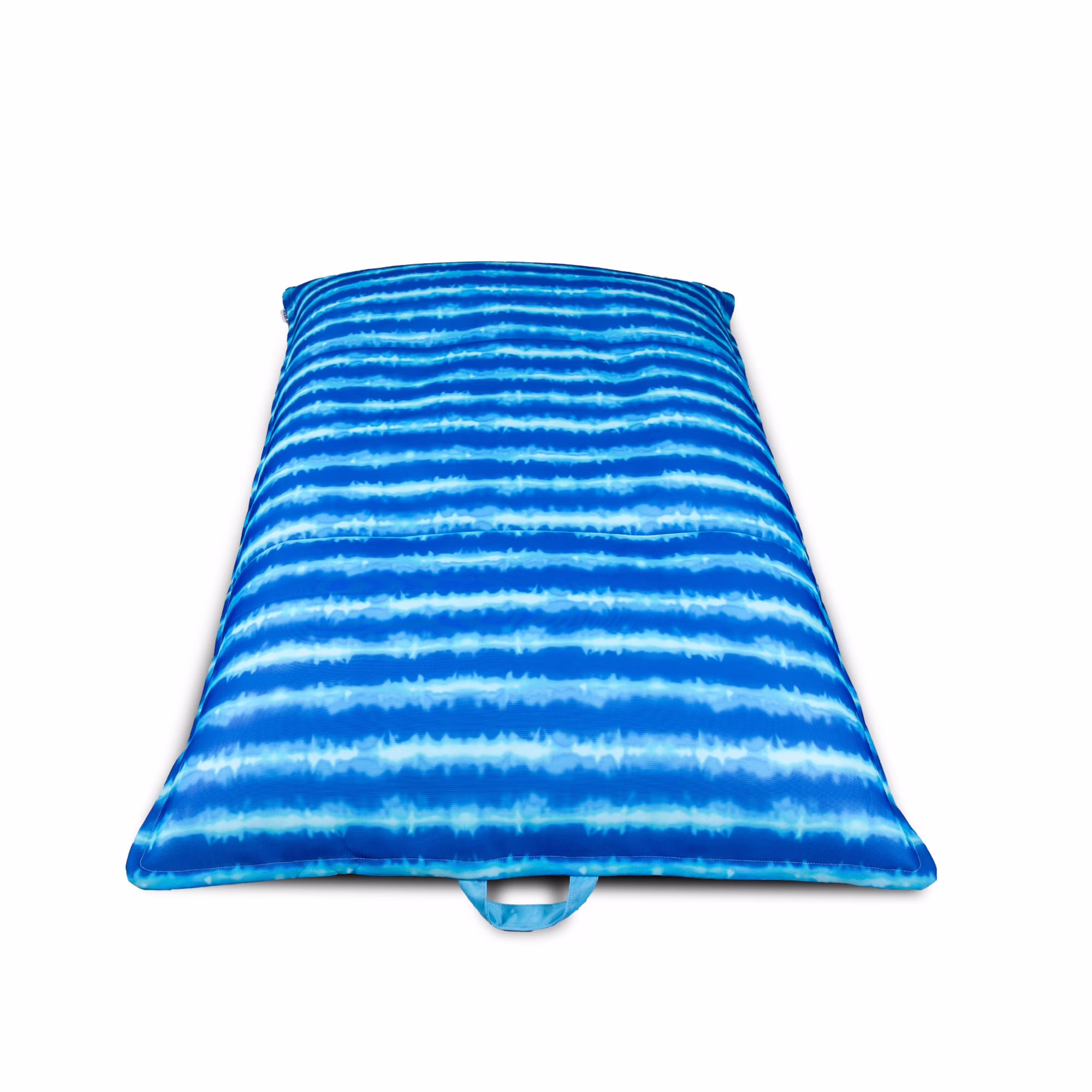 Big Joe Lagoon Lounger No Inflation Needed Pool Float, Americana Nautical Stripe Double Sided Mesh, Quick Draining Fabric, 5 feet Giant - Image 5