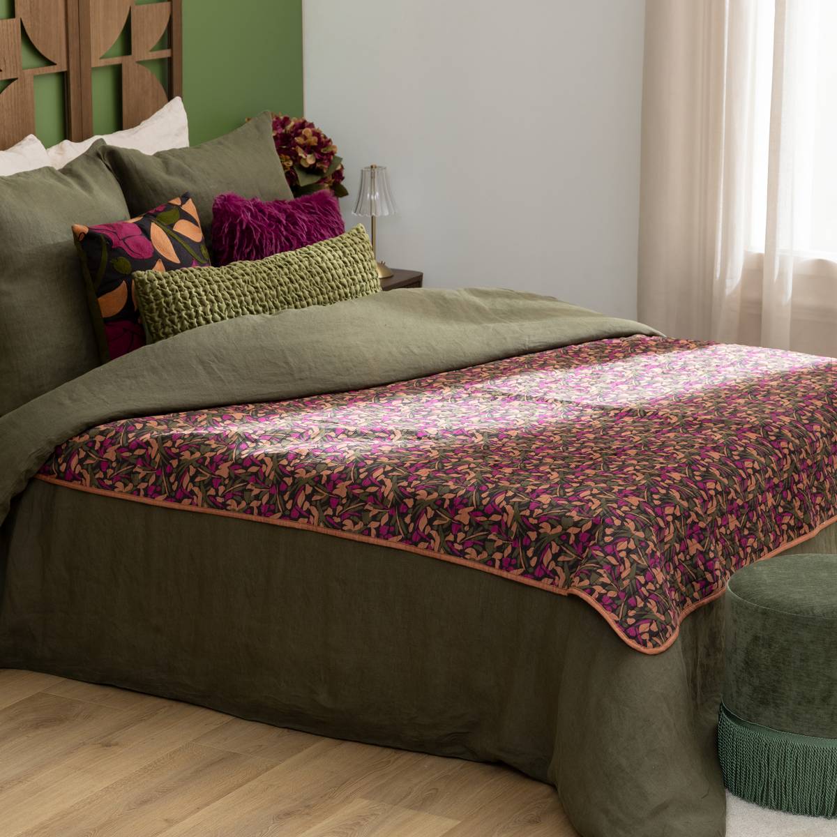 Bedspread "Bellissima" Purple, 260x240 cm