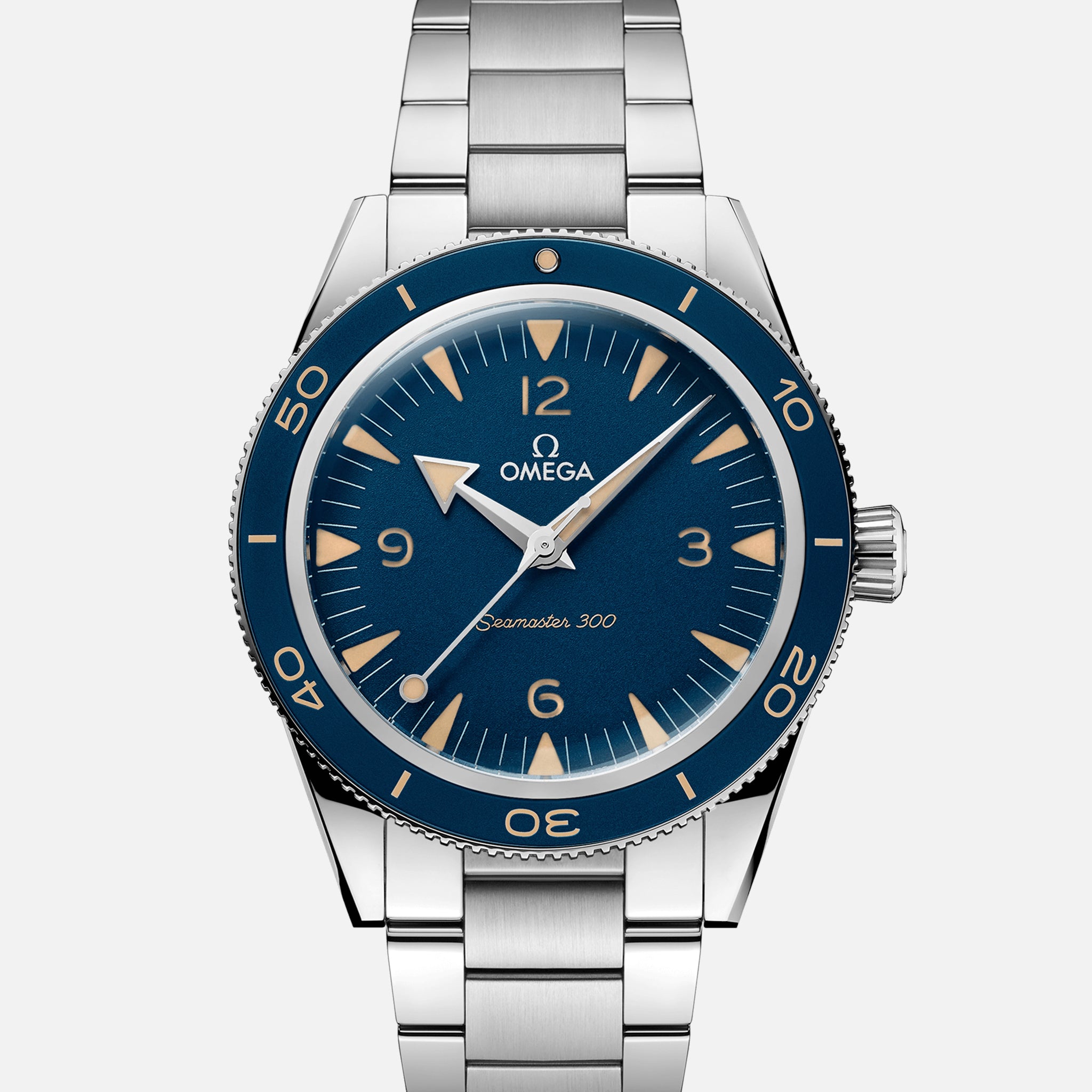 Seamaster 300 Co-Axial Master Chronometer 41mm Blue Dial On Bracelet(1:1 replica) - Top club