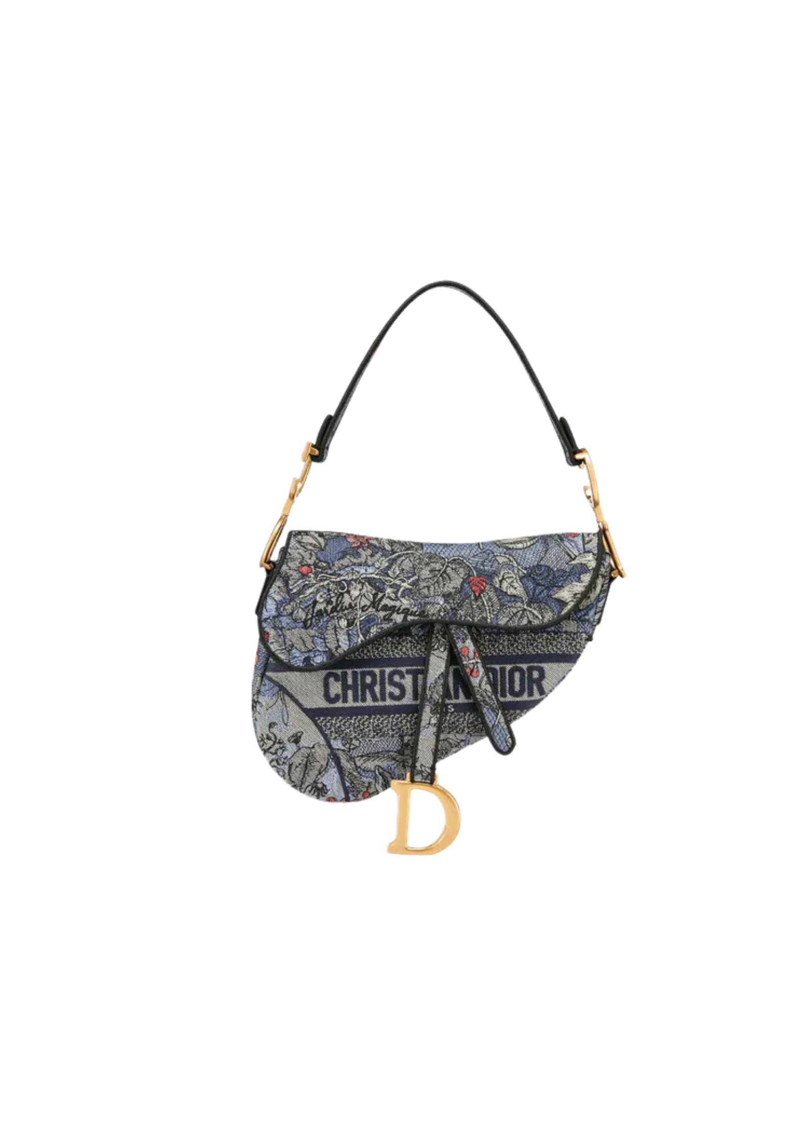 Saddle Bag Denim Multicolor For Women 10in/25.5 cm M0446CRZI_M49E1:1High-quality replica