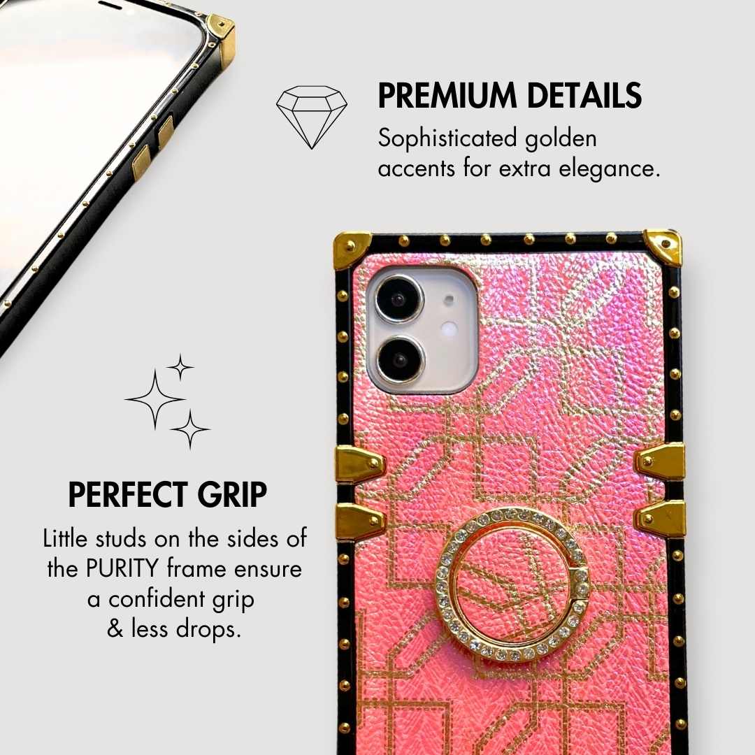 Samsung Case with Ring Peach - Wholesale & Influencer