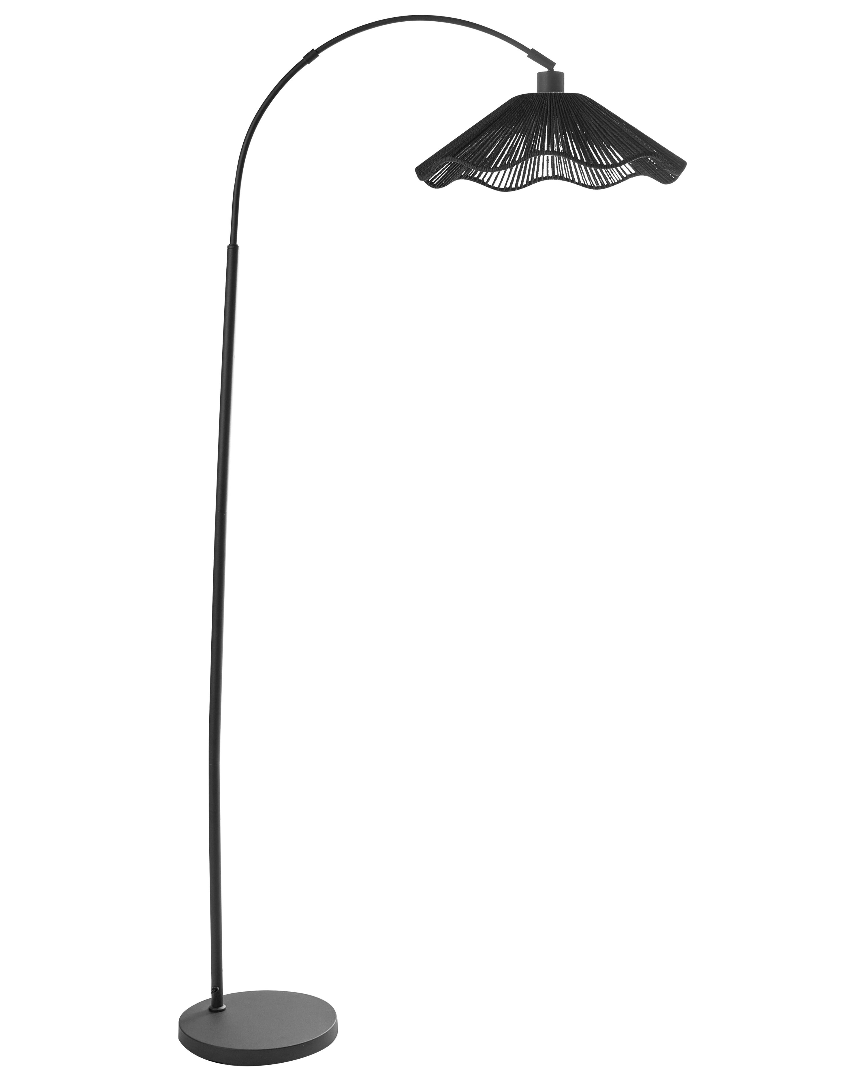 Floor Lamp MIGORI Paper Black