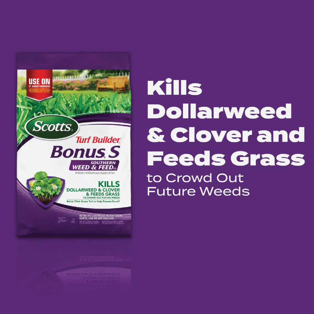 Scotts Turf Builder Bonus S Southern Weed & Feed 18.21 Lb. 5000 Sq. Ft. Weed Killer Plus Lawn Fertilizer
