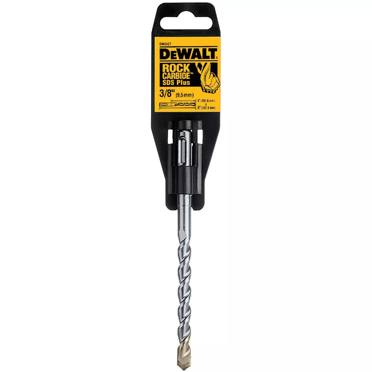 DEWALT SDS-Plus 3/8 In. x 6 In. 2-Cutter Rotary Hammer Drill Bit