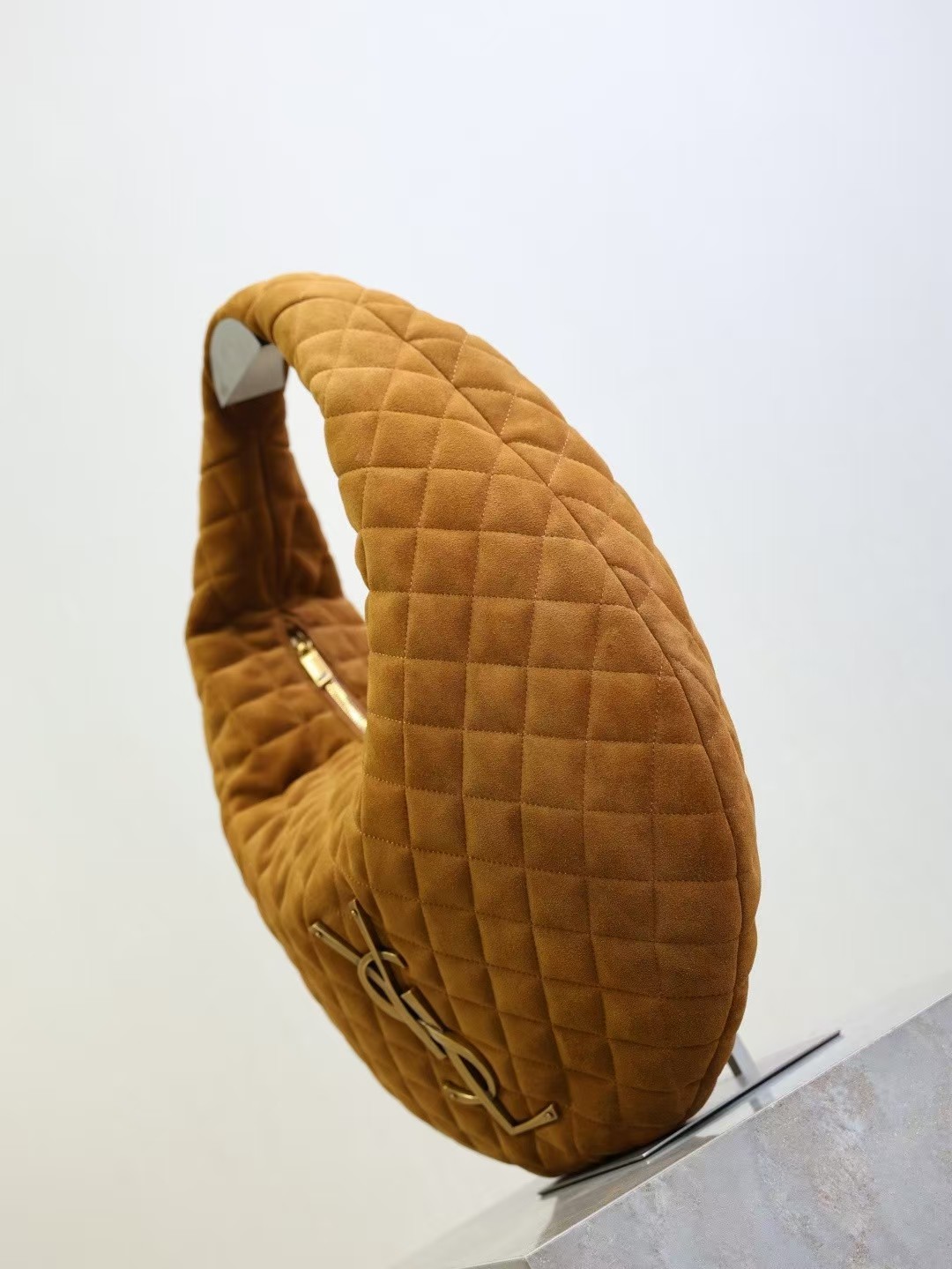 Saint Laurent ICARINO Quilted Suede HandBag1:1High-quality replica