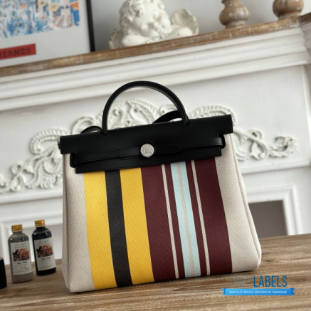 Hermès Herbag Zip 31 Bag | 31x25x10 cm | Luxury Canvas & Leather Shoulder Bag for Women | Spacious Everyday Hermès Tote1:1High-quality replica