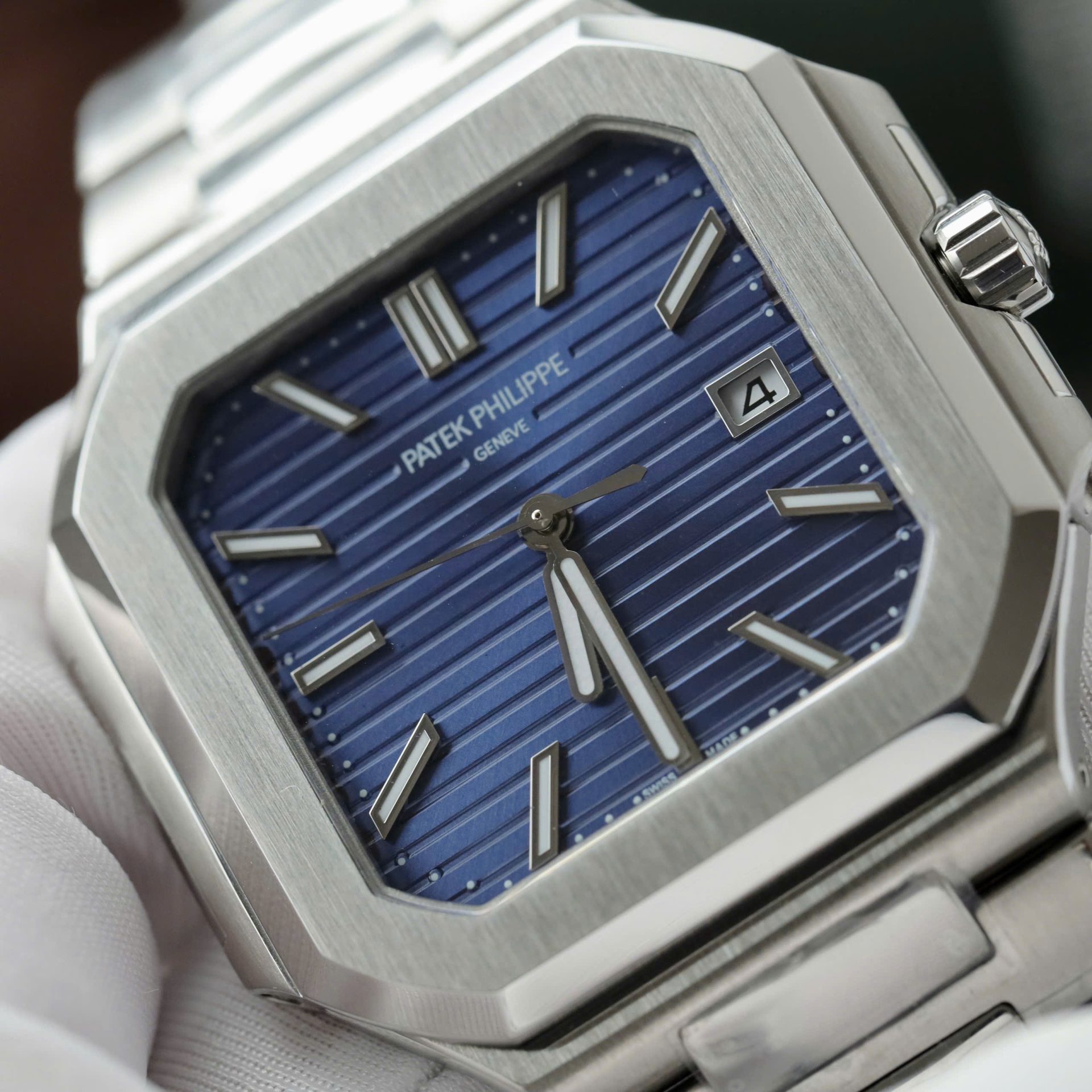 Patek Philippe Best Replica Watches Cubitus 5821 Blue Dial Automatic Movement TW Factory 45mm - Top club
