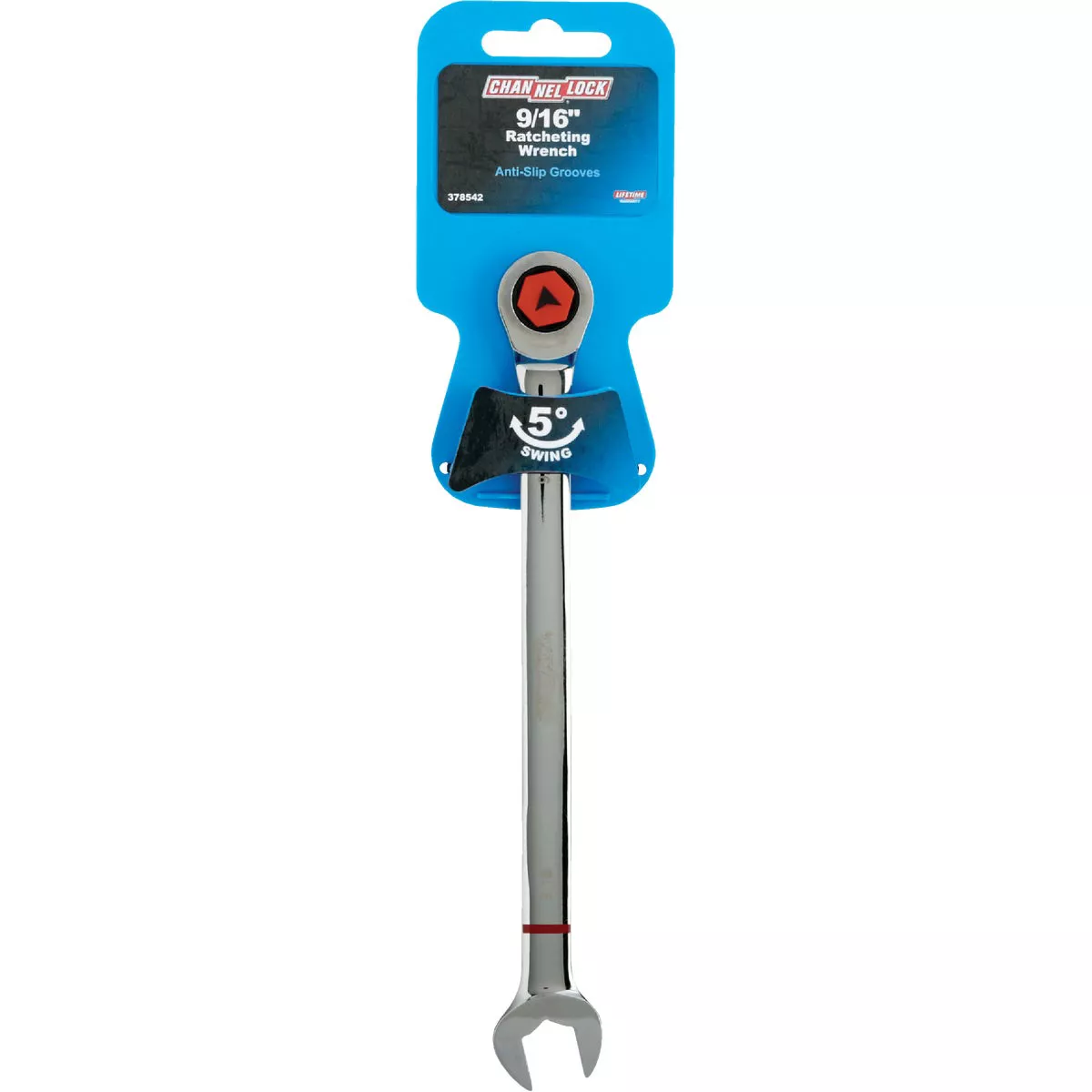 Channellock Standard 9/16 In. 12-Point Ratcheting Combination Wrench