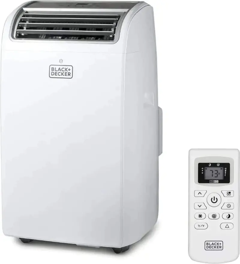BLACK+DECKER 14,000 BTU Portable Air Conditioner For Rooms Up To 700 Sq. Ft. - White
