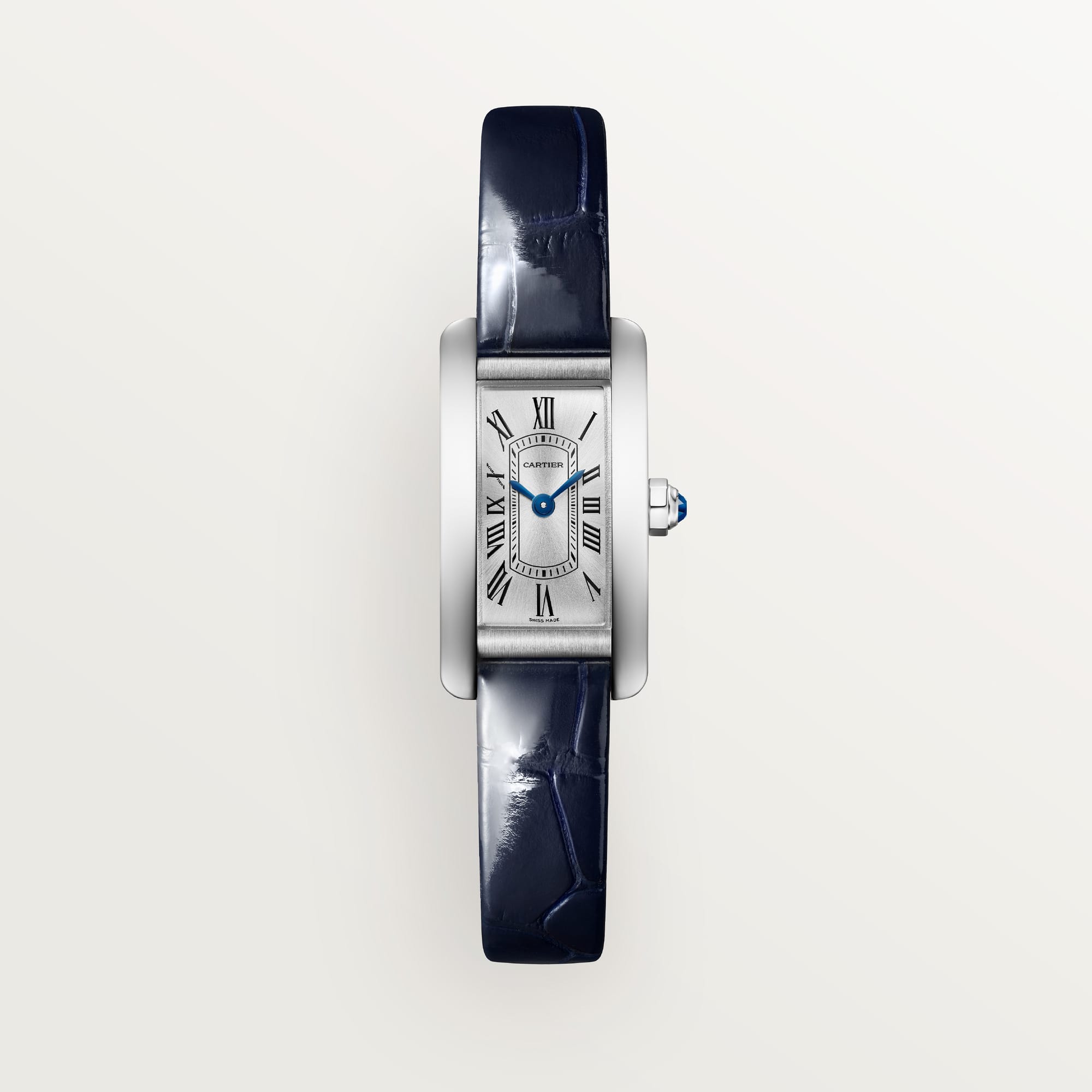 fake cartier watch Tank Americaine mini model quartz movement(1:1 replica) - Top club