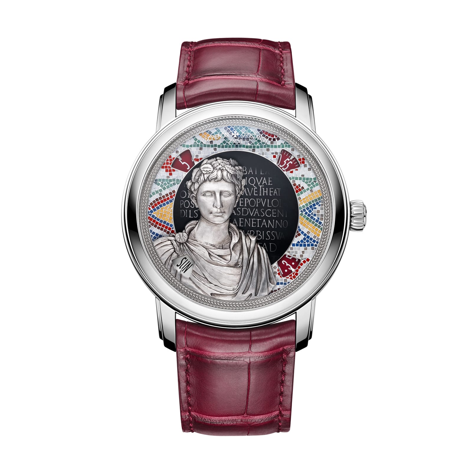 Replica Watches Fake Vacheron Constantin Metiers d'Art Tribute to great civilisations �C Buste d'Auguste Limited edition 42 MM WHITE GOLD(1:1 replica) - Top club