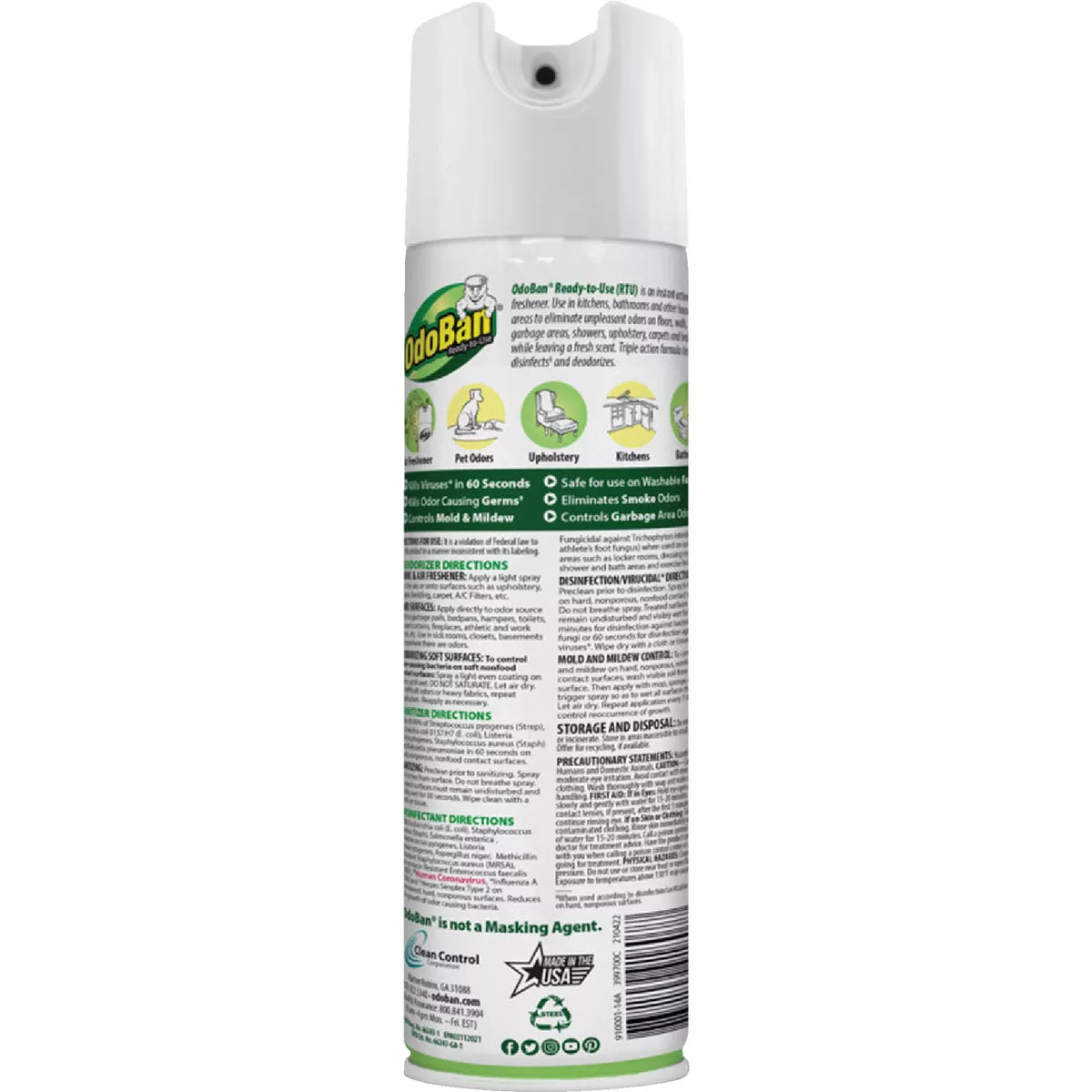 OdoBan 14 Oz. Eucalyptus Fabric & Air Freshener