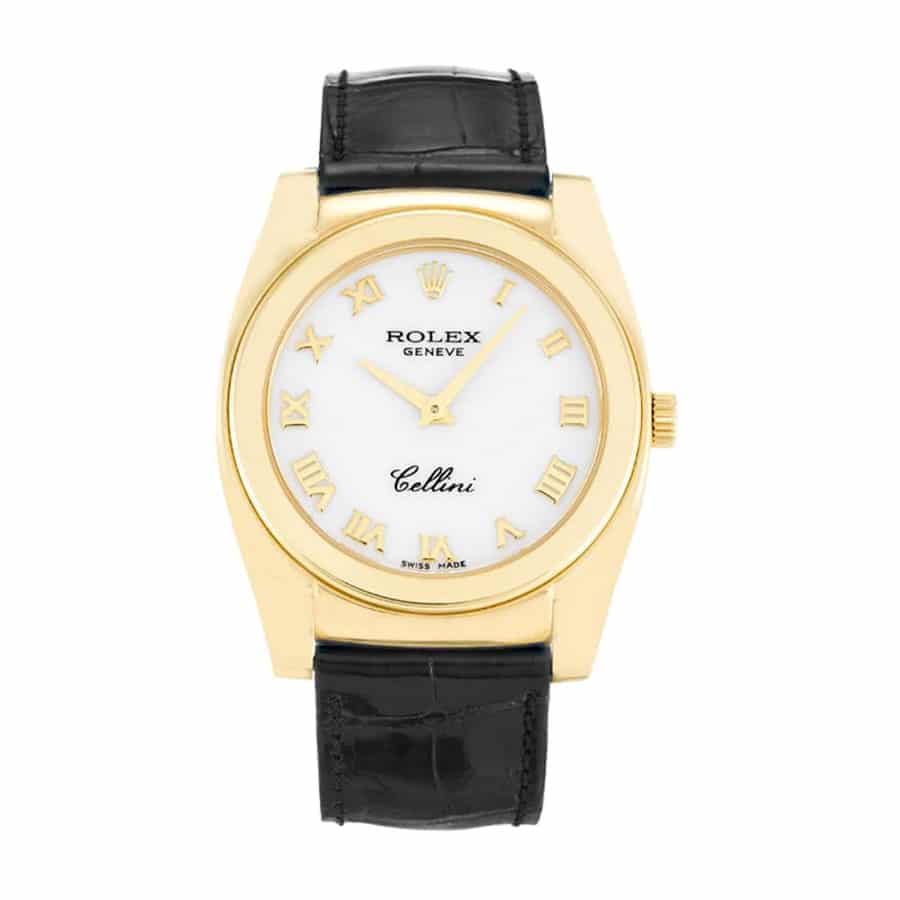 Rolex Cellini Geneve Yellow Gold White 5320/8 Replica - Top club