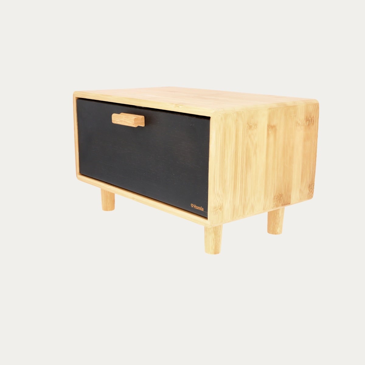Chlebak BAMBOU czarny 35x23 cm