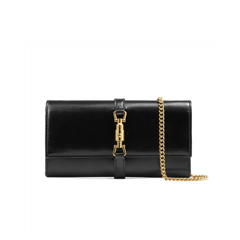 Replica Gucci Jackie 1961 Calfskin Chain Wallet 652681