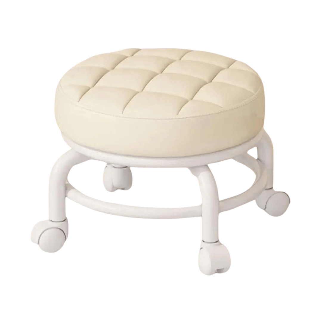 FlexiRoll - Ergonomische Rolkruik - 360° Draaibare Zitkruk - Verstelbare Roterende Kruk