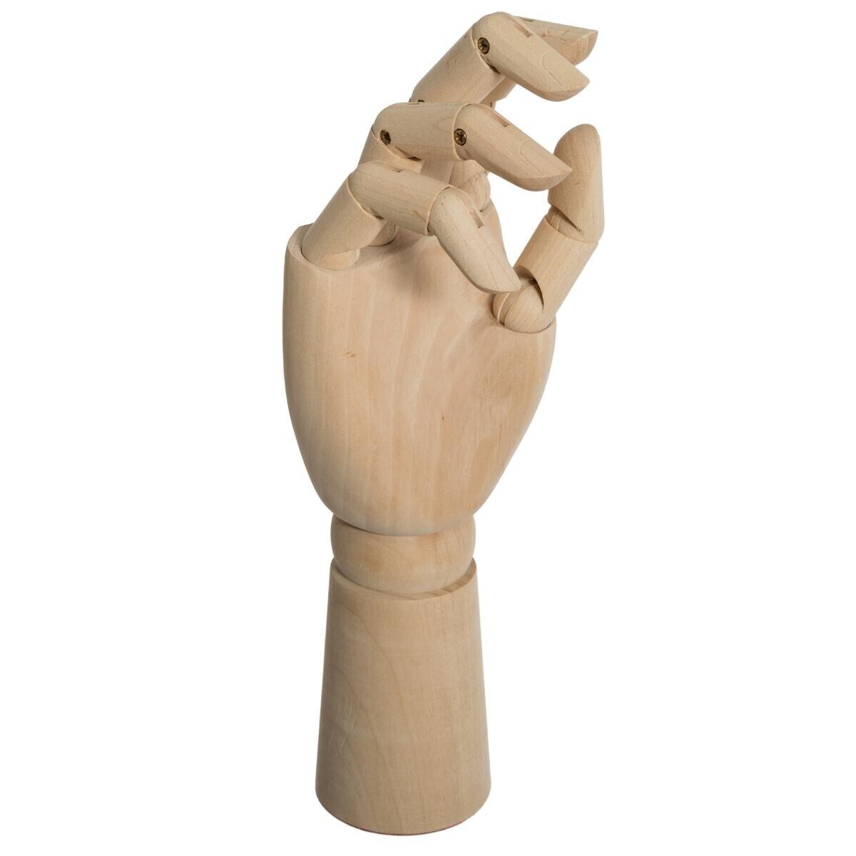 Decorative hand, wood Beige, 9x30 cm