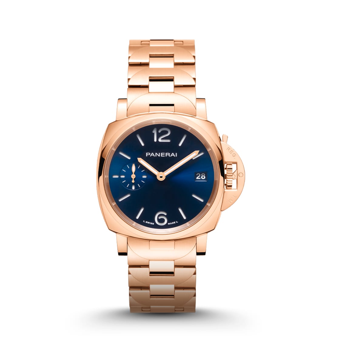 Replica Watches Panerai Luminor Due TuttoOro 38mm PAM01182(1:1 replica) - Top club