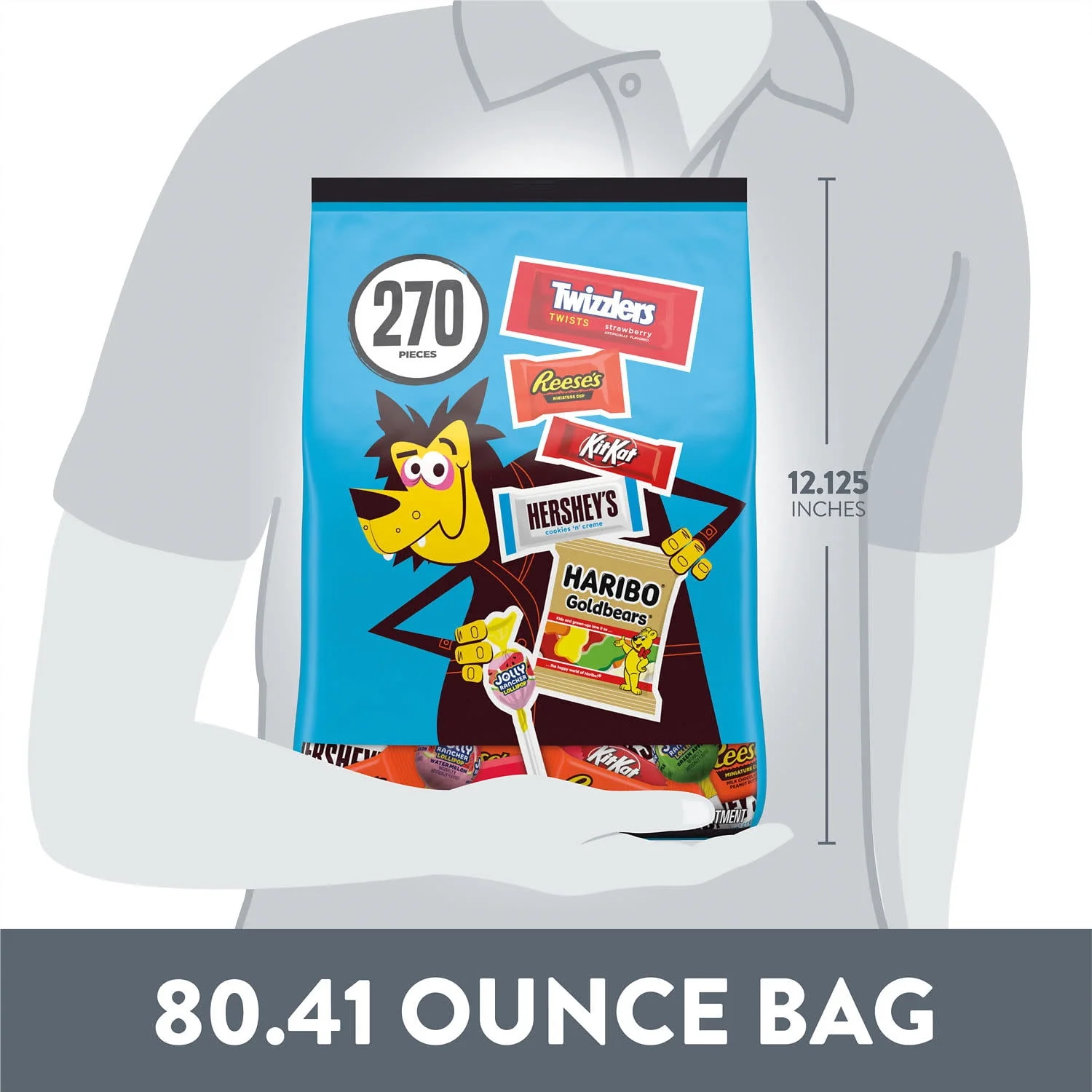 Hershey Assorted, Halloween Candy Bulk Bag, 80.41 oz (270 Pieces) - Image 7 Hershey Assorted, Halloween Candy Bulk Bag, 80.41 oz (270 Pieces) - Image 7