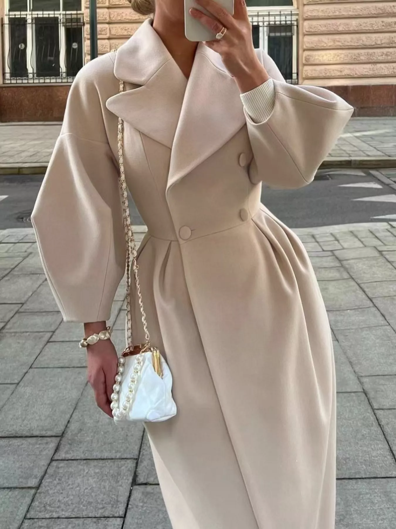 Classic Double-Breasted Longline Coat - ZKZOOK