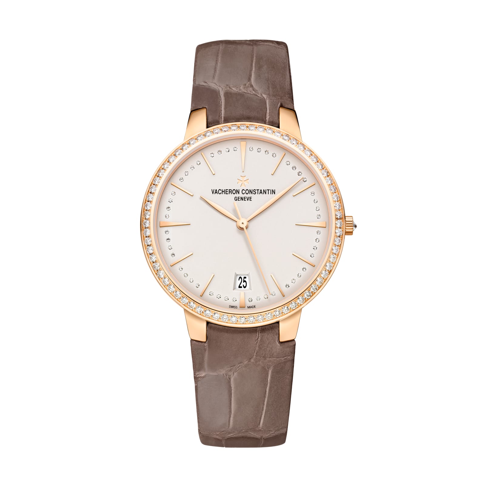 Replica Watches Fake Vacheron Constantin Patrimony self-winding 36.5 MM PINK GOLD(1:1 replica) - Elite Watch Atelier