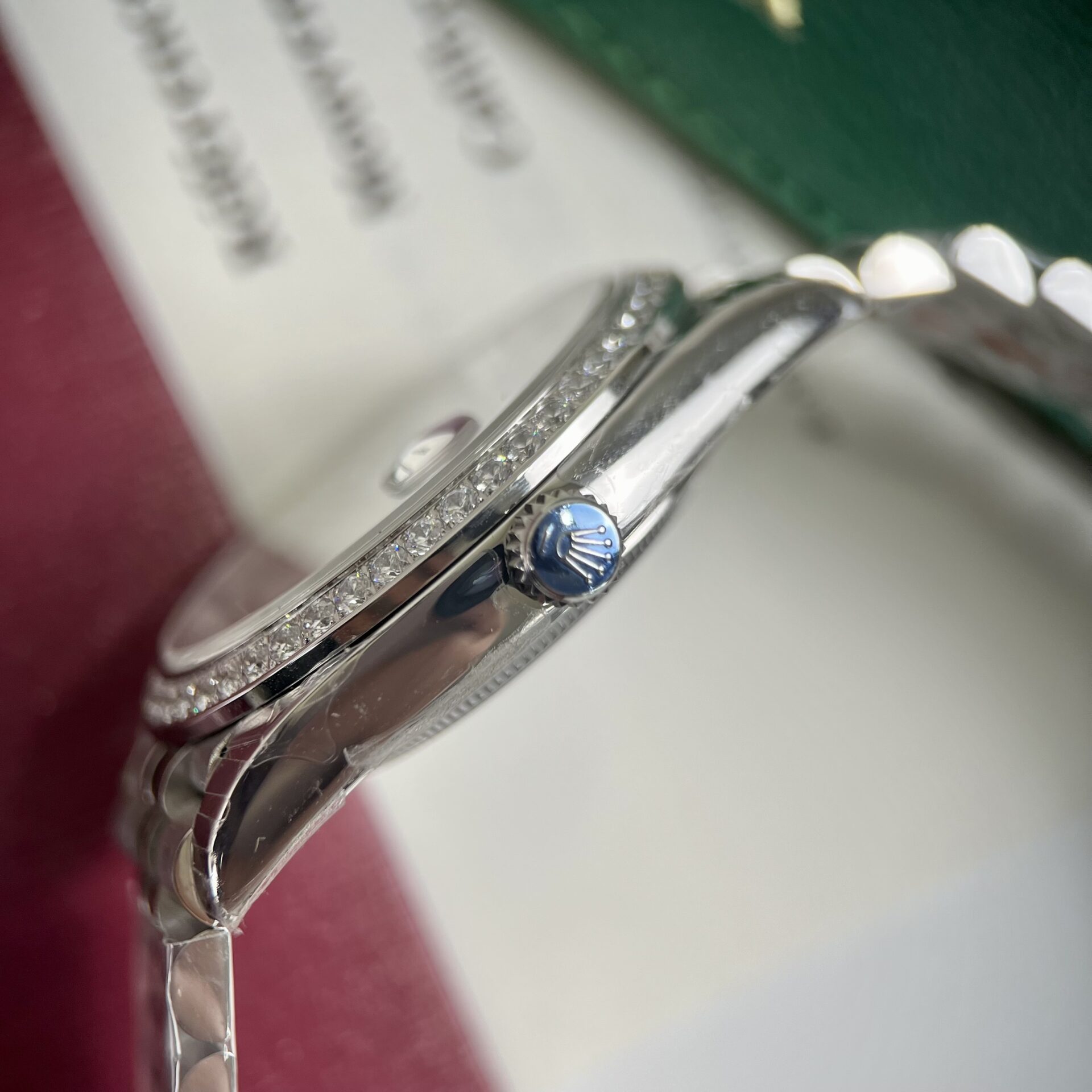 Rolex Replica 11 Watch DateJust Mother of Pearl Dial With Diamonds Bezel EW Factory 36-41mm - Top club