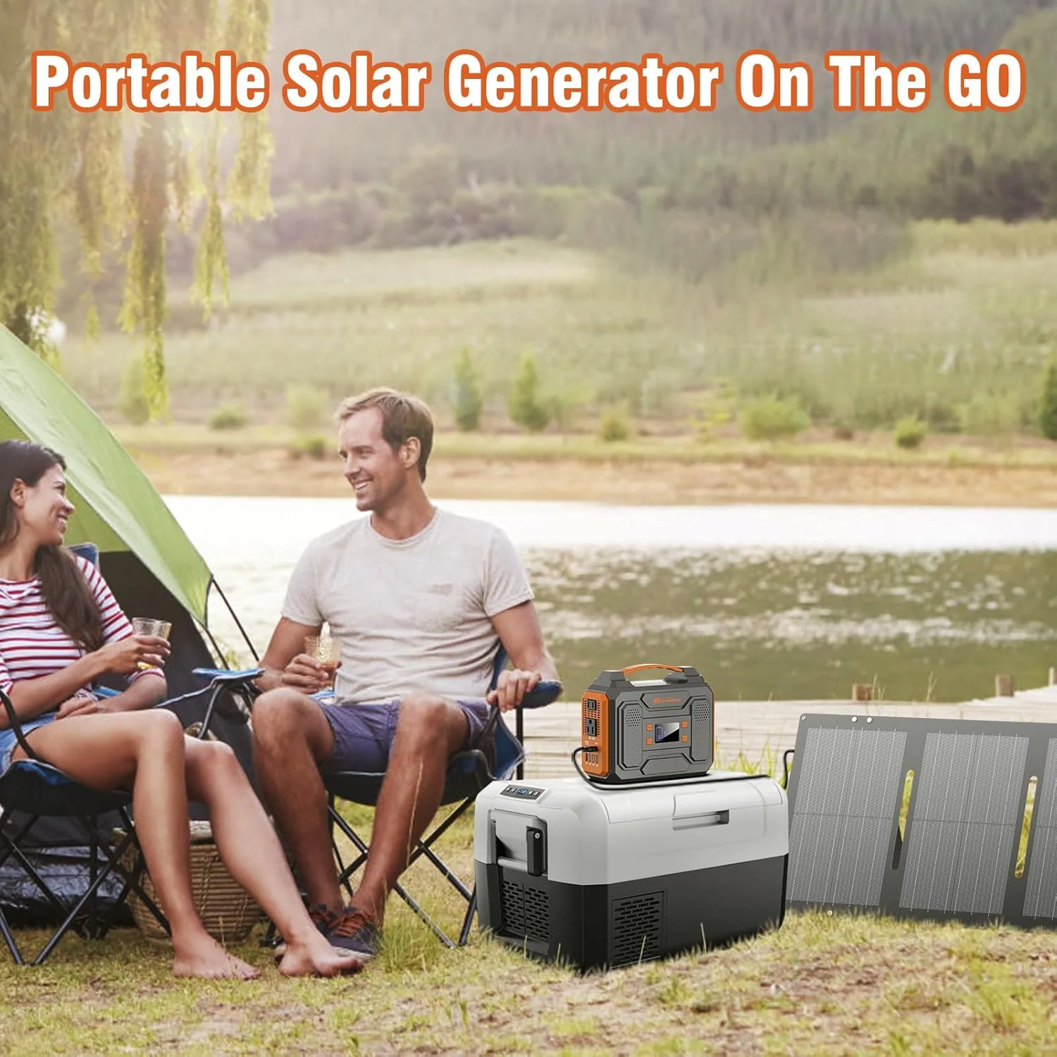 ZeroKor 300W Portable Power Station Bundle With 60W Solar Panel And 120W Power Bank - Image 2 ZeroKor 300W Portable Power Station Bundle With 60W Solar Panel And 120W Power Bank - Image 2