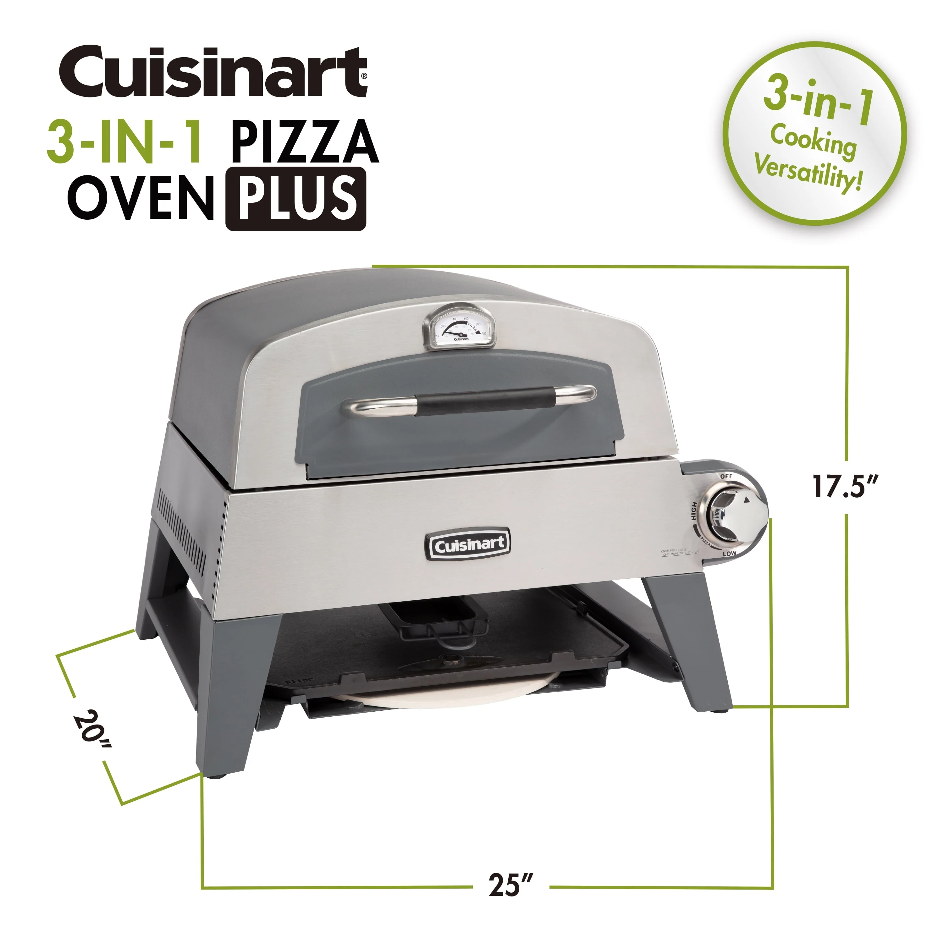 3-in-1 Pizza Oven, Griddle, and Grill - Image 7