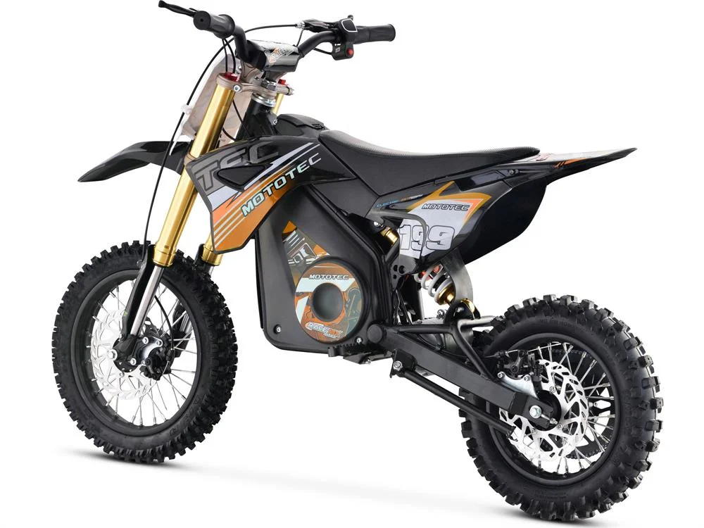 MotoTec 36v Pro Electric 1000W Dirt Bike, Lithium Blue - Image 6