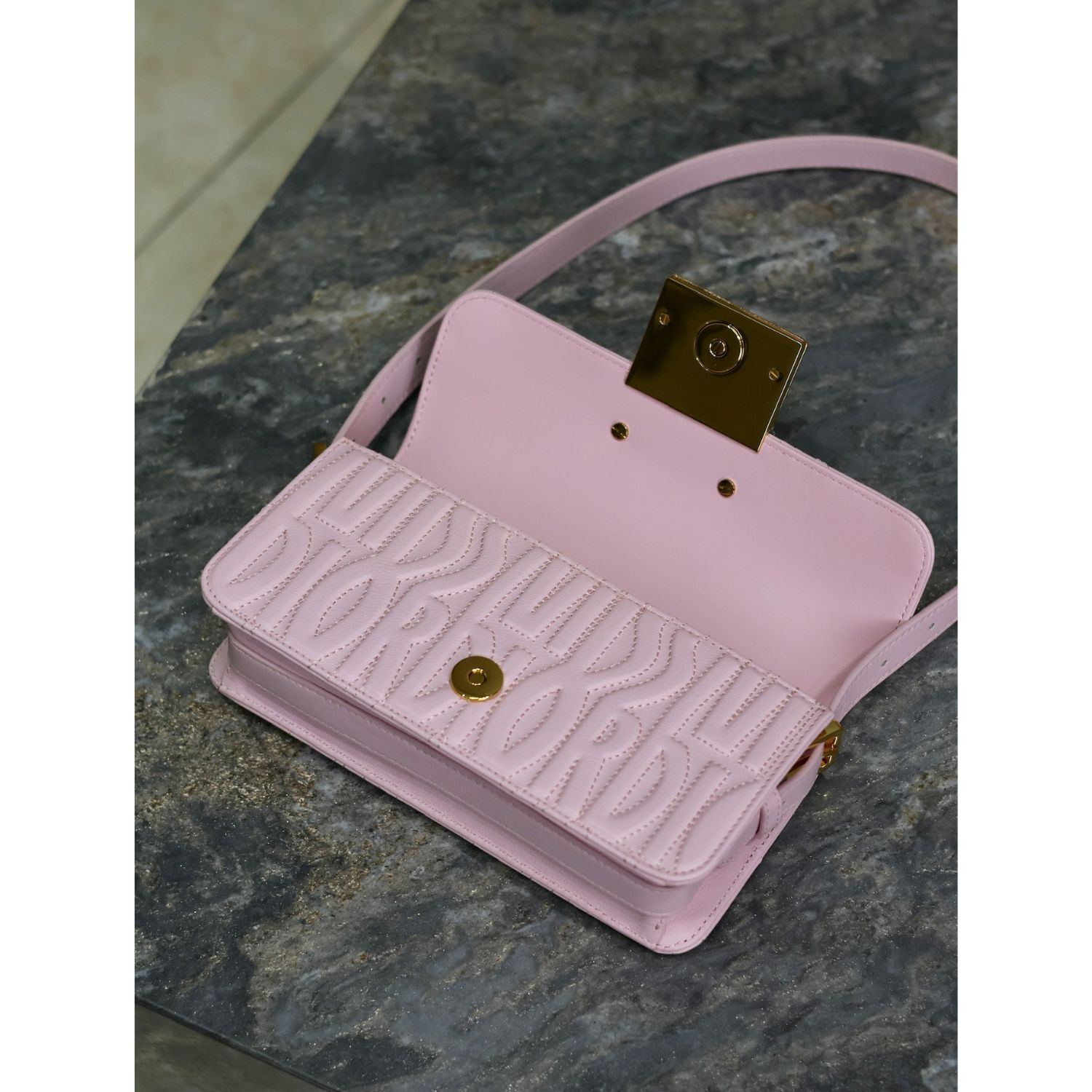 Miss Dior Flap Bag Pale Pink For Women 22cm/8.5in – M2610UBOS_M05N1:1High-quality replica
