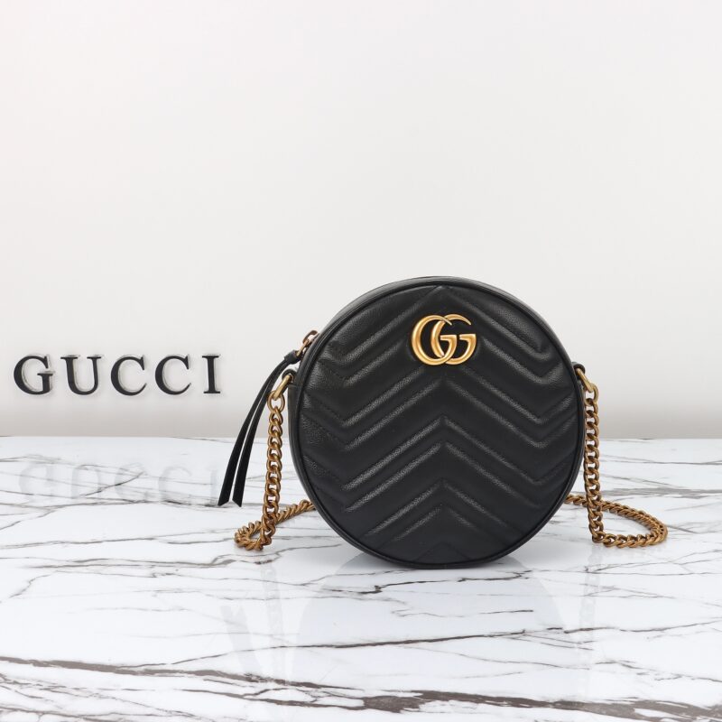 Replica Gucci GG Mormont Round Black1:1High-quality replica