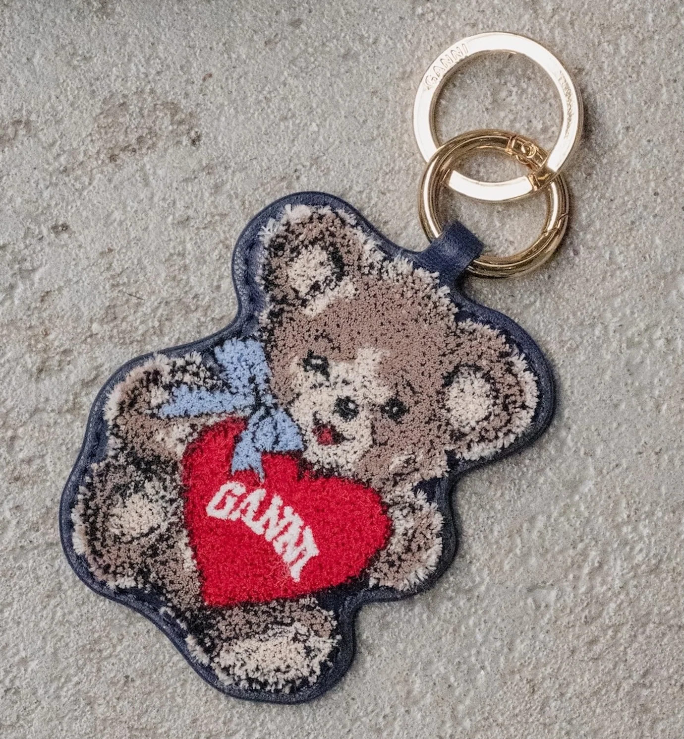 GANNI Bear Keyring
