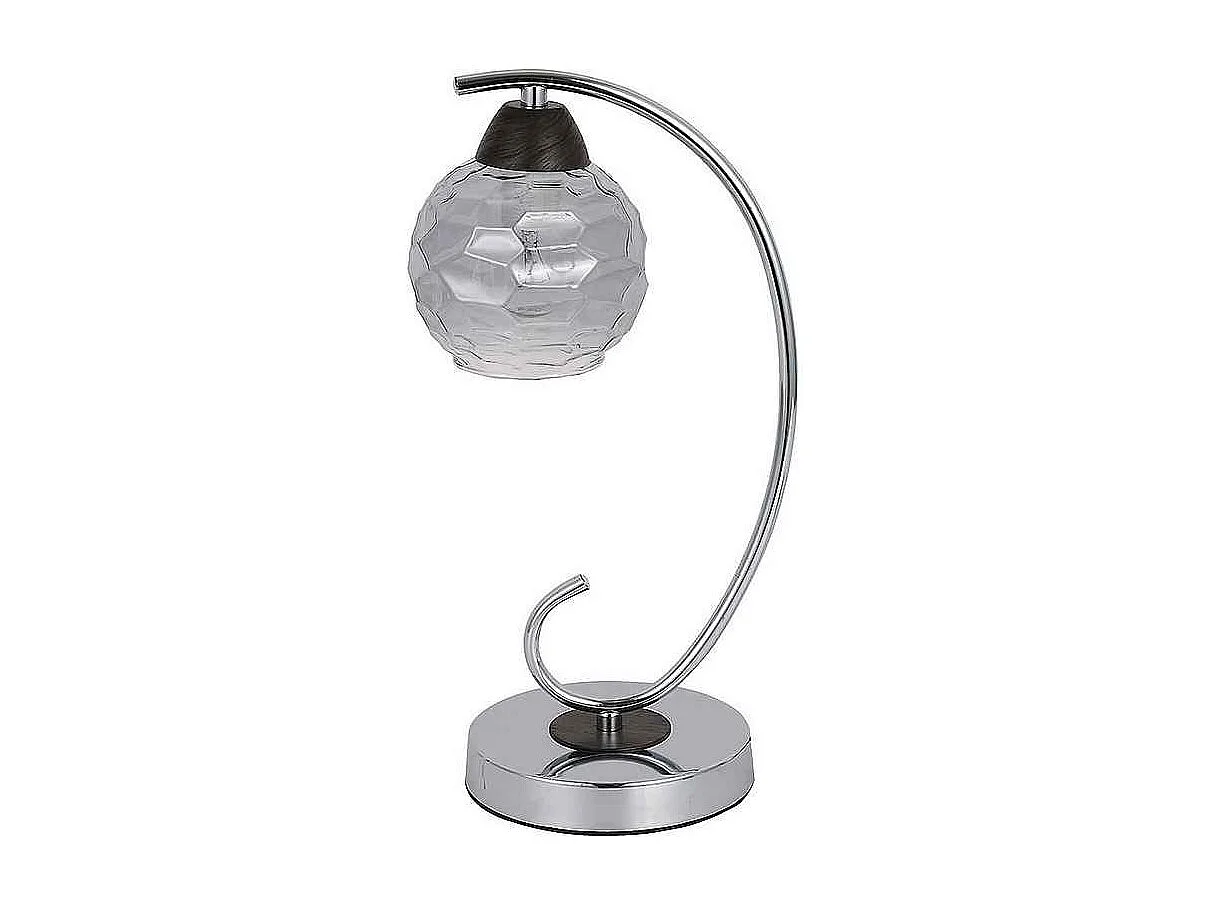 Modèle de bureau ETNA chrome 1 FABRILAMP léger