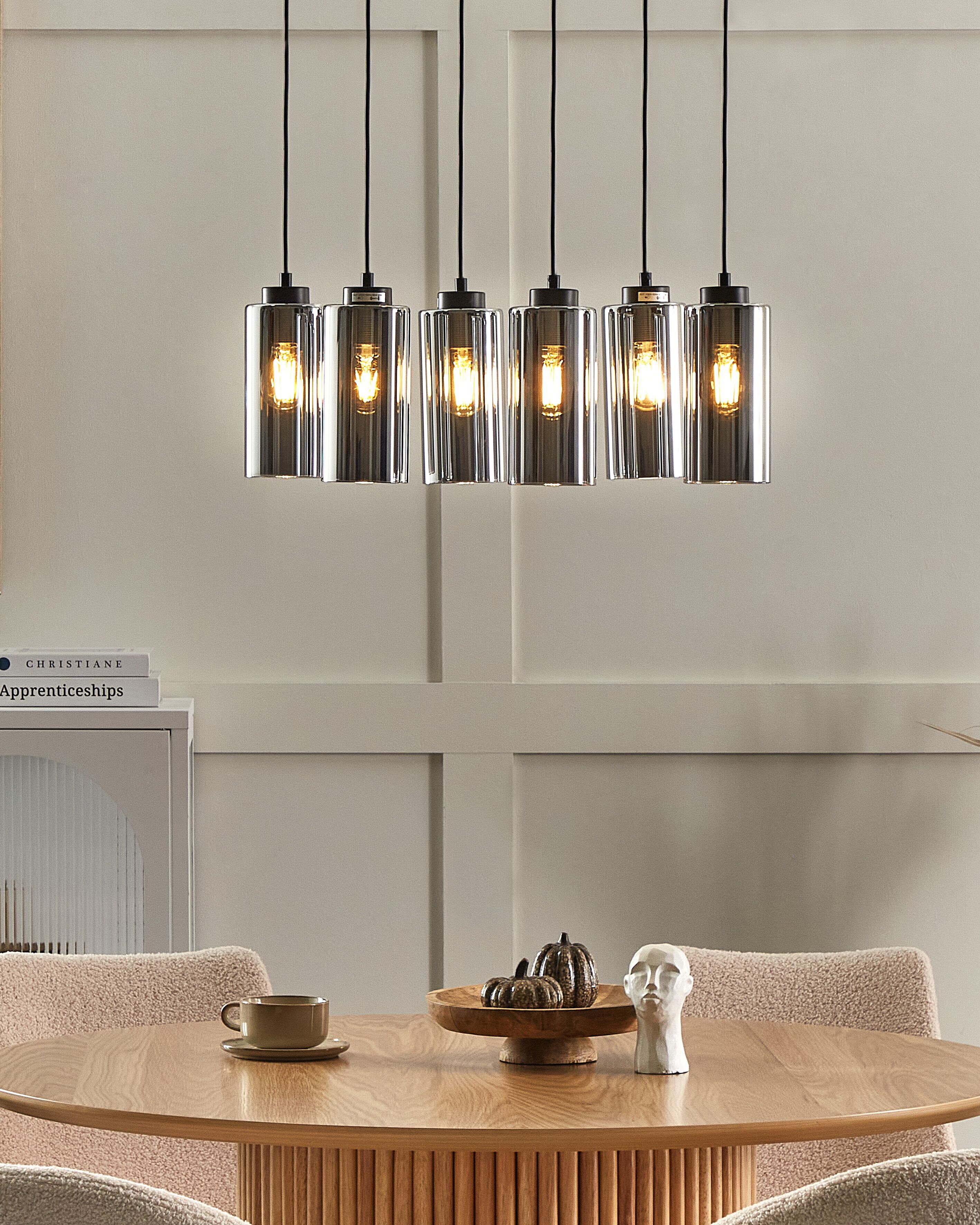Pendant Lamp PURIRI Glass Grey