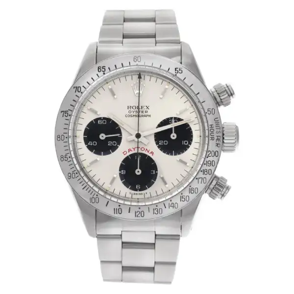 Rolex Vintage Daytona 6263 Silver Big Red Dial Replica - Elite Watch Atelier