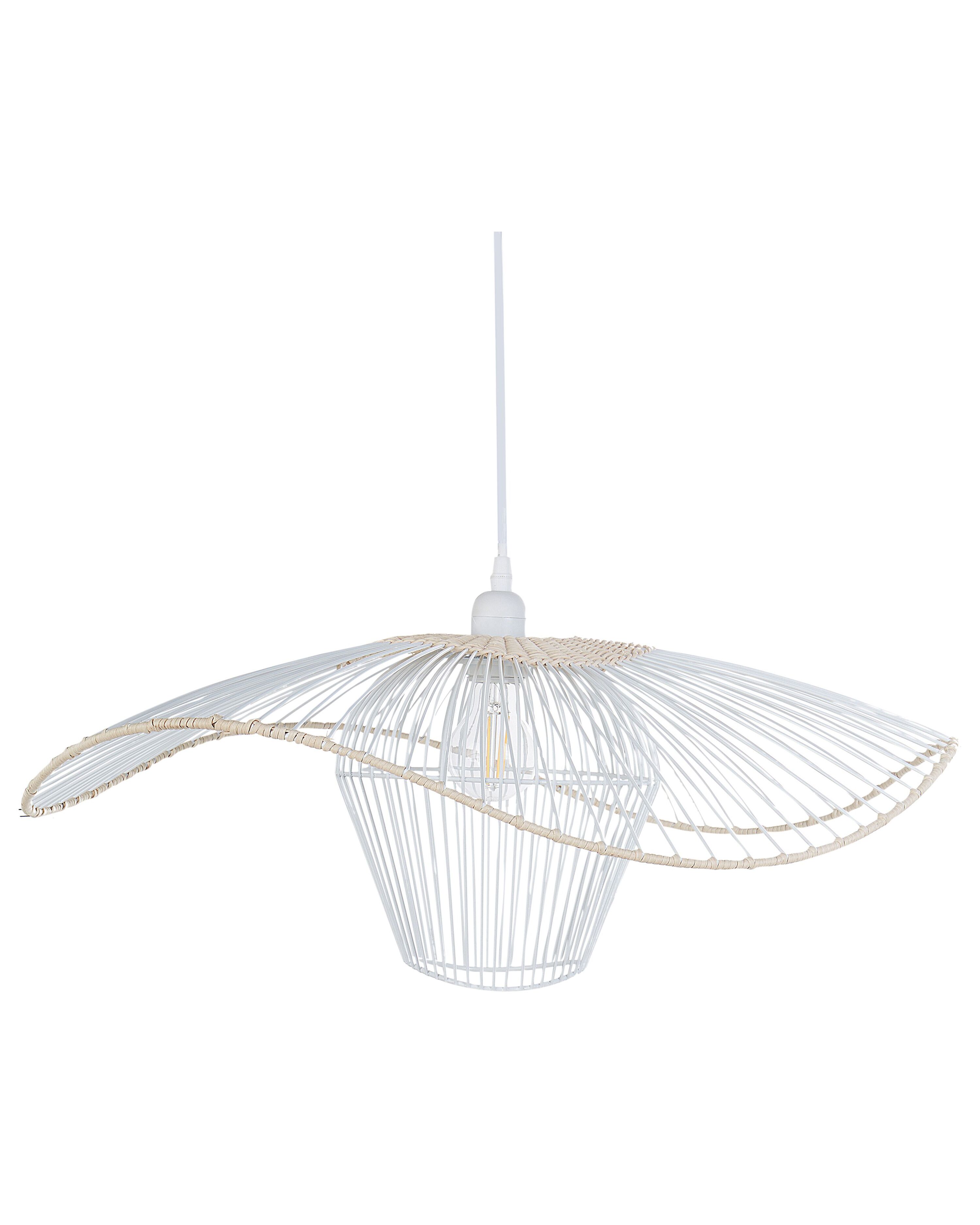 Pendant Lamp LUNGA Metal White