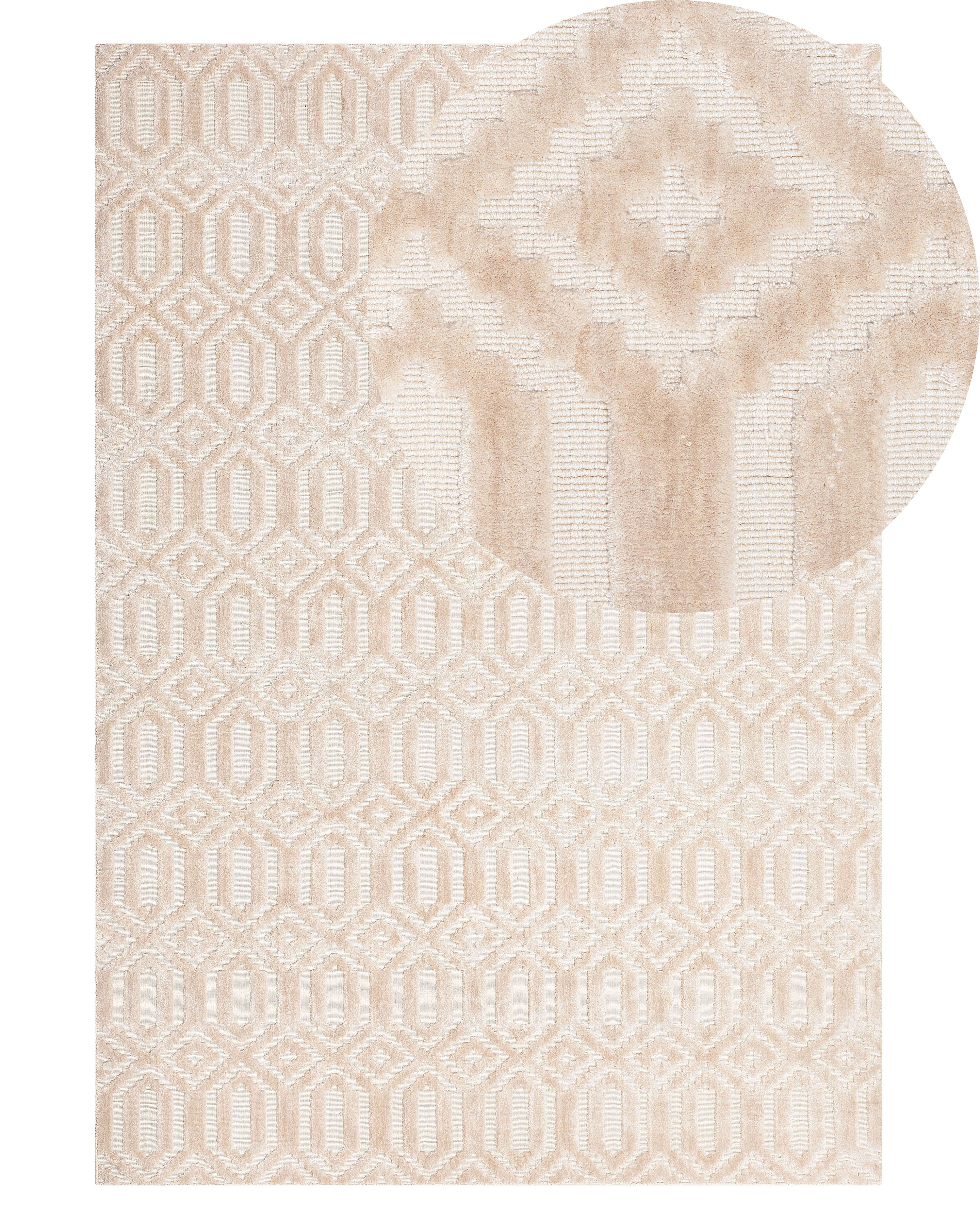 Rug ADATEPE Beige 140 x 200 cm Viscose