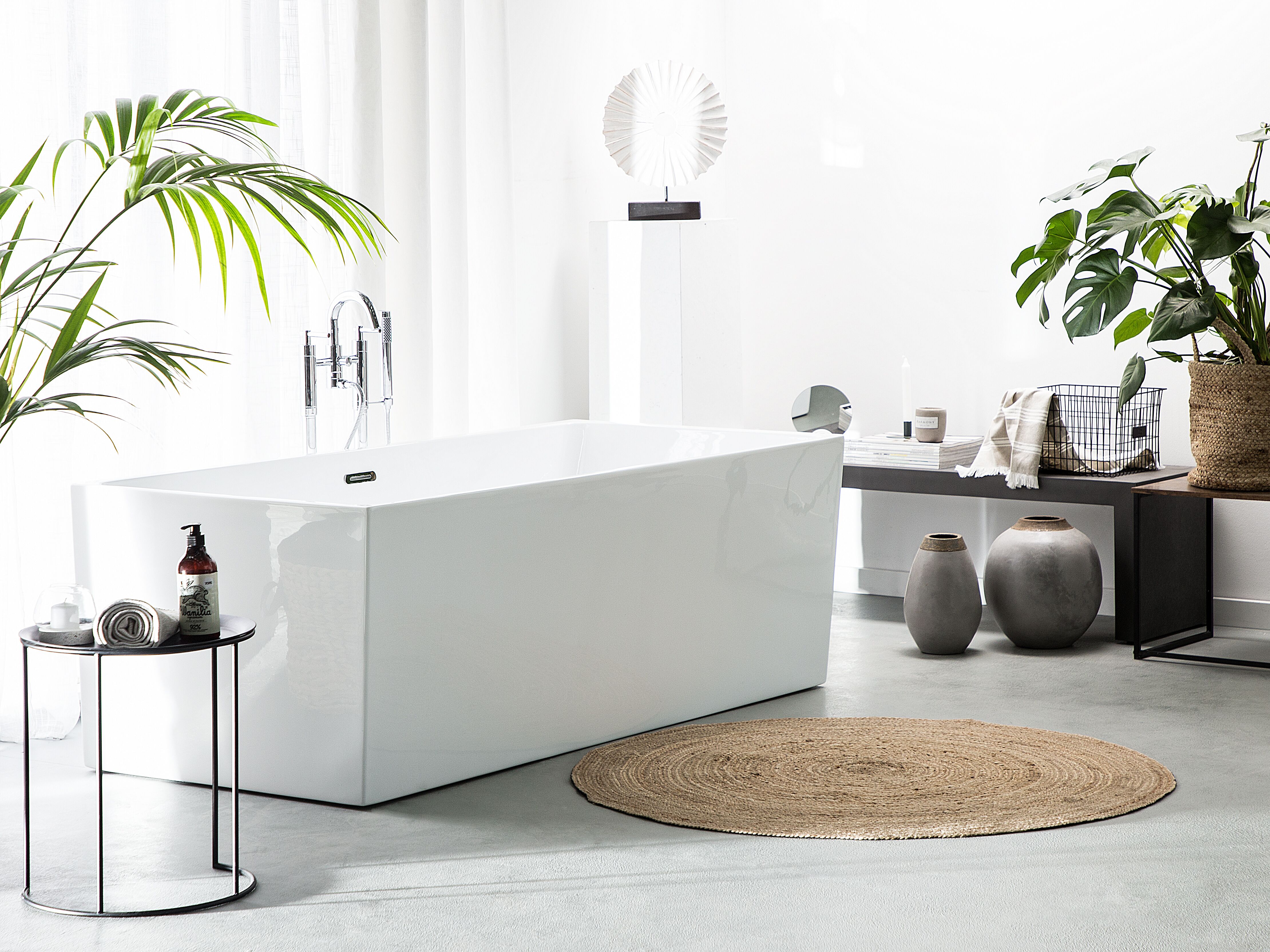 Freestanding Bathtub RIOS 1700 x 800 mm White