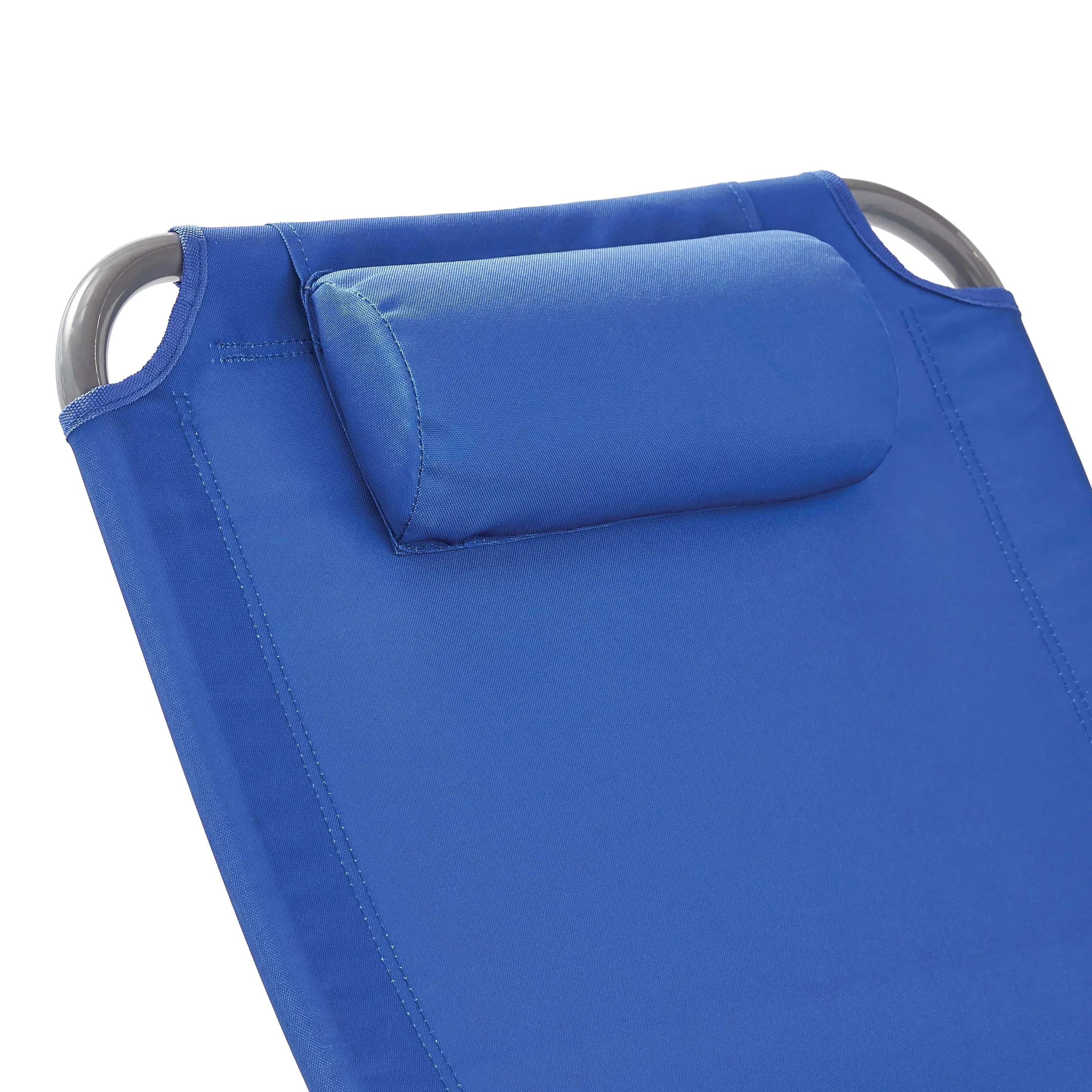 Mainstays Reclining 4-Position Oversize Beach Chair 2-Pack, Blue - Image 8 Mainstays Reclining 4-Position Oversize Beach Chair 2-Pack, Blue - Image 8
