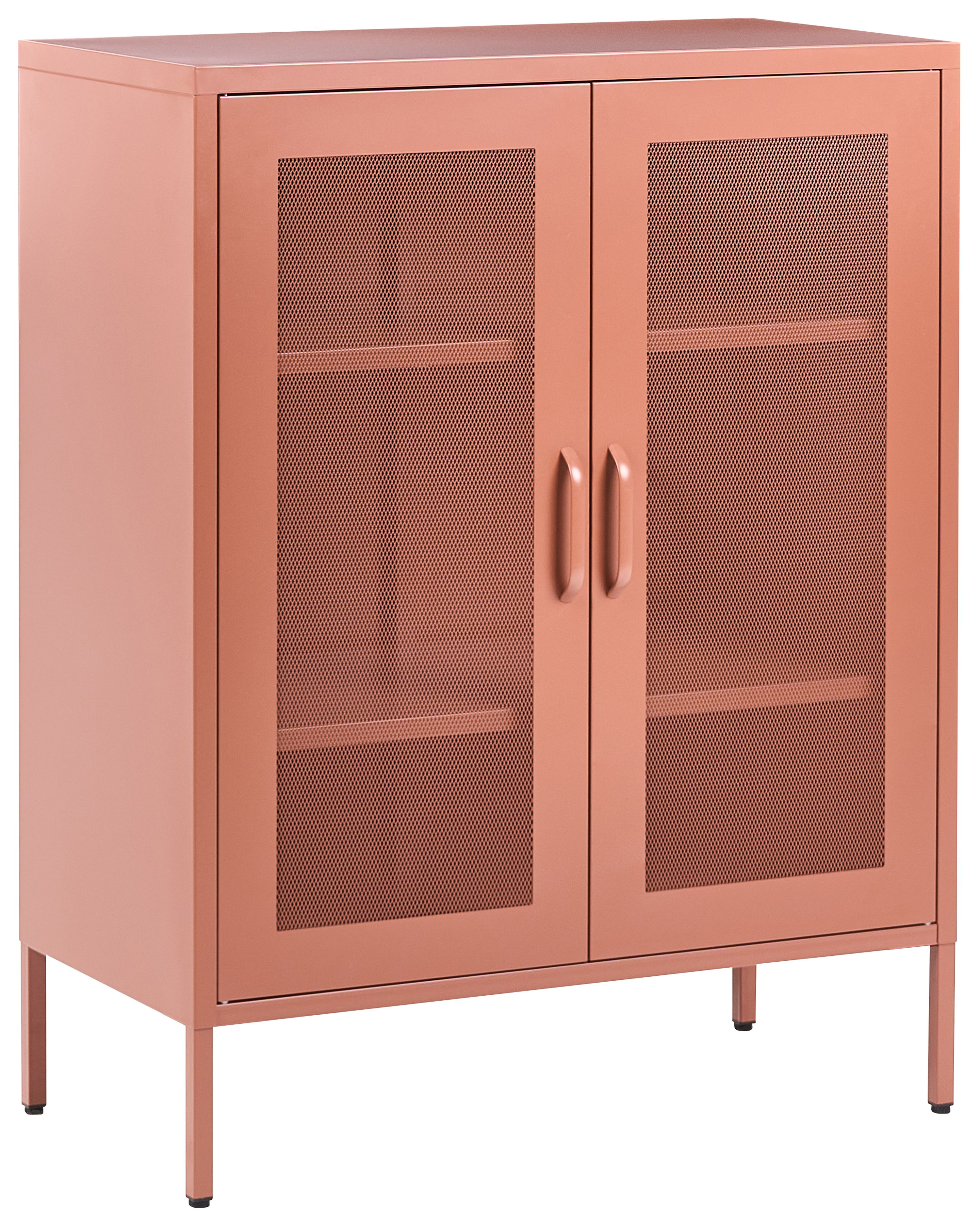 Cabinet WAKATIPU Metal Golden Brown