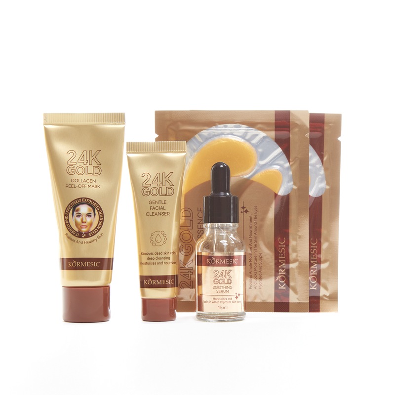 24K Gold Anti-Aging Brightening 4-Piece Set - MIDNIGHT VELVET CATALOG