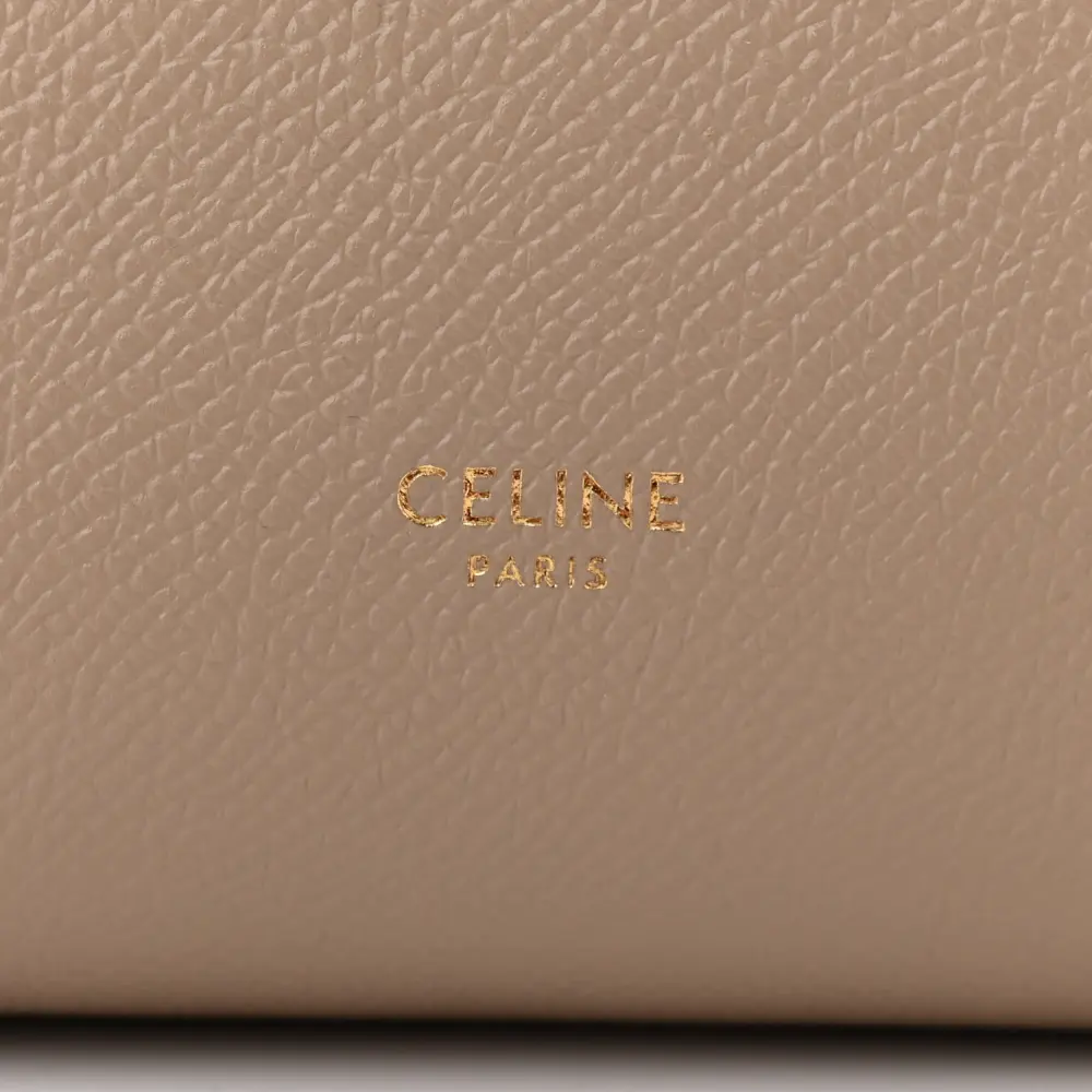 Shop Mirror Quality Celine Micro Belt Bag Replicas in Light Taupe