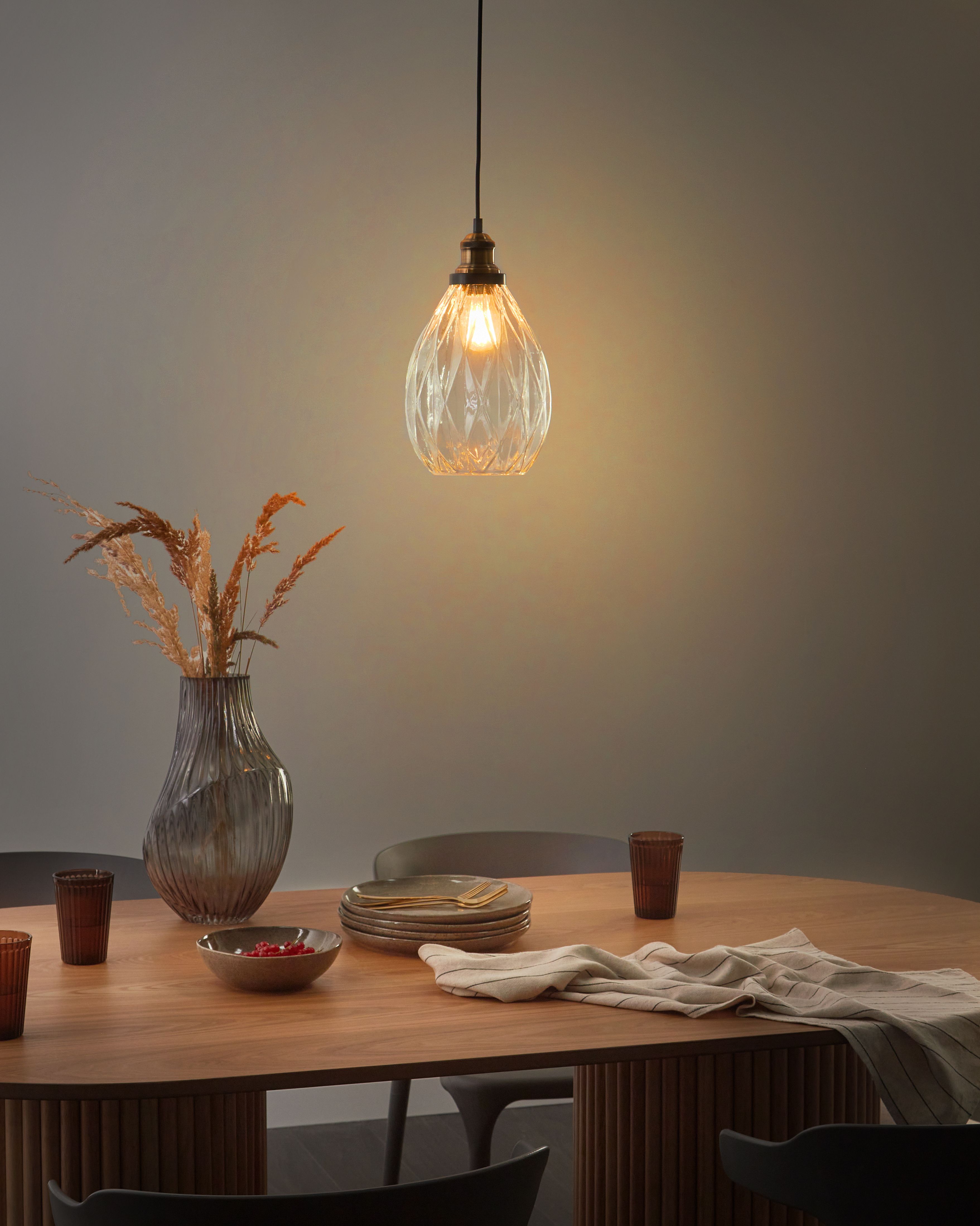 Pendant Lamp COOSA Glass Transparent