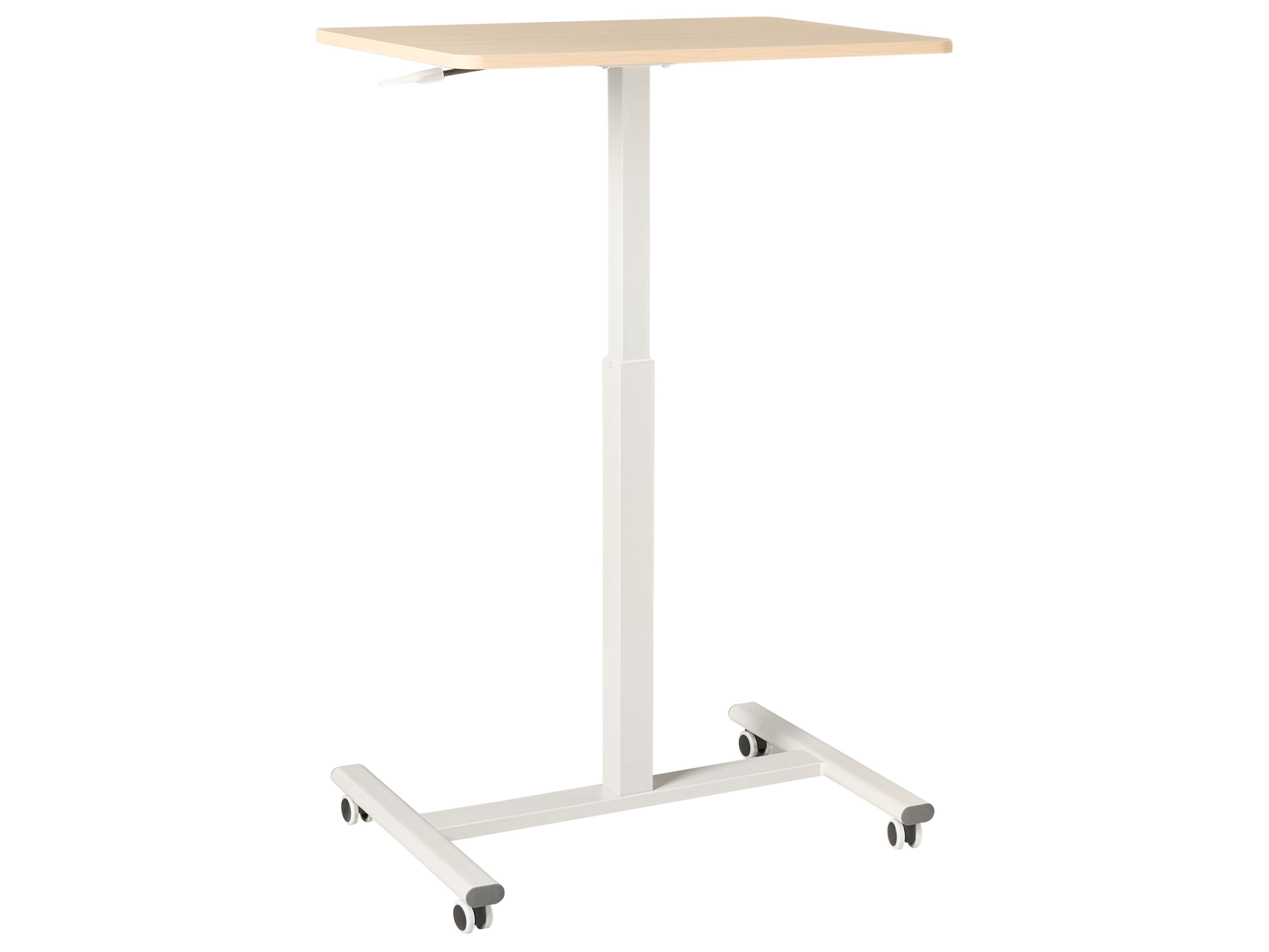 Manual Adjustable Laptop Stand ACADEMIA Light Brown/ White 65 cm 48 cm