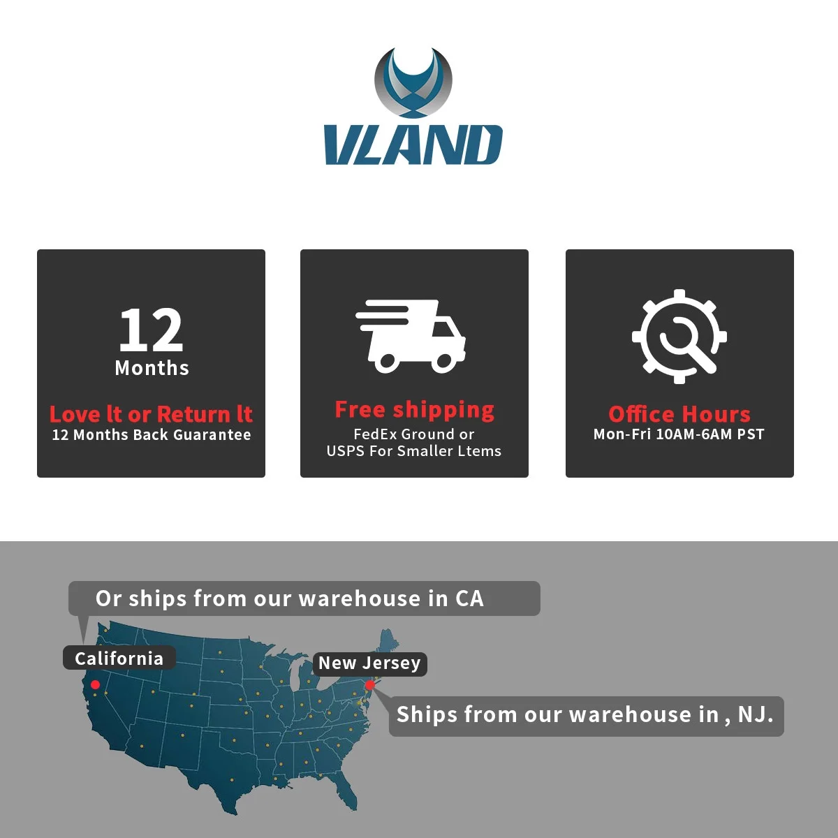 VLAND for Dodge Charger 2011 2012 2013 2014 Dual Beam Projector Headlights Replacement Assembly - Image 16