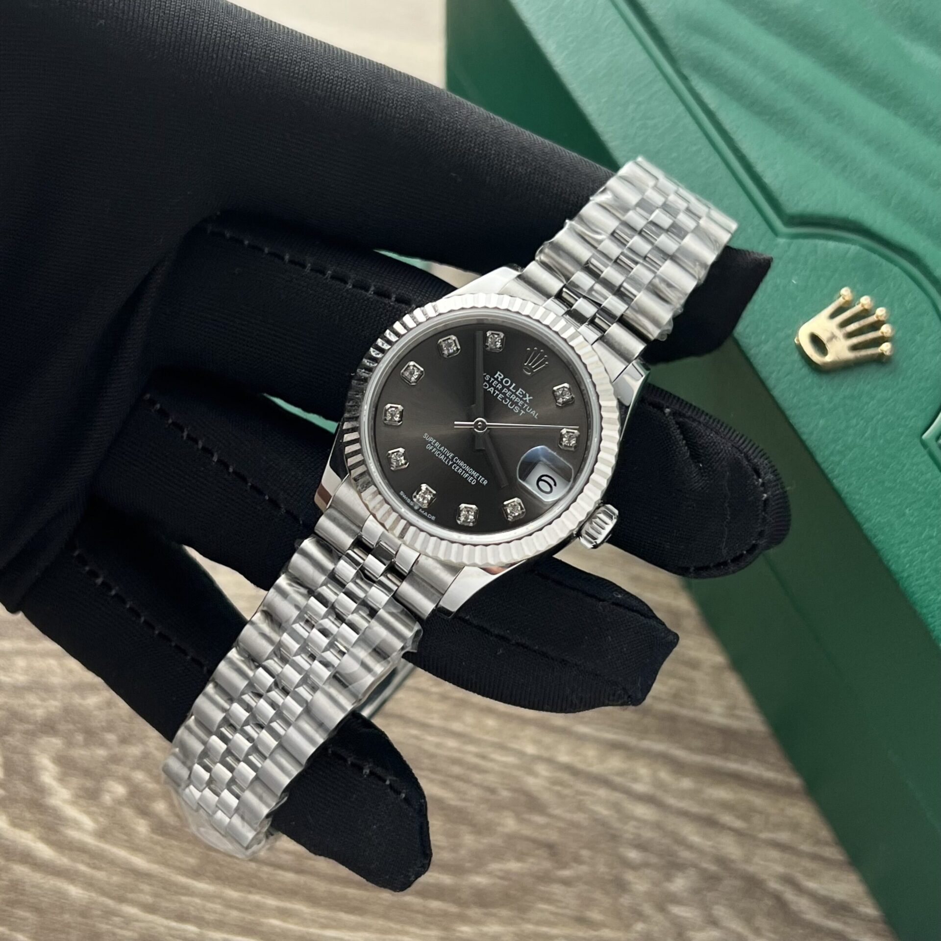 Rolex Fake Watches DateJust Womens Dial Gray 31mm - Top club
