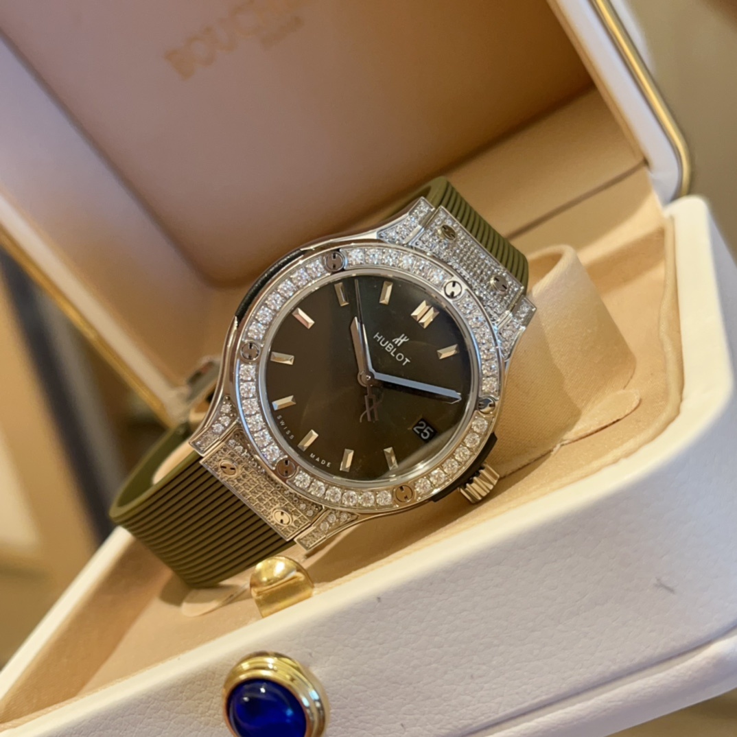 Hublot Classic 33mm High-End Women's Watch(1:1 replica) - Top club