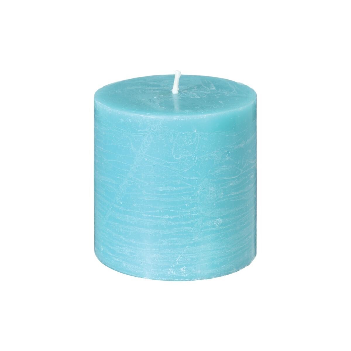 Rustic candle Turquoise blue, 220g