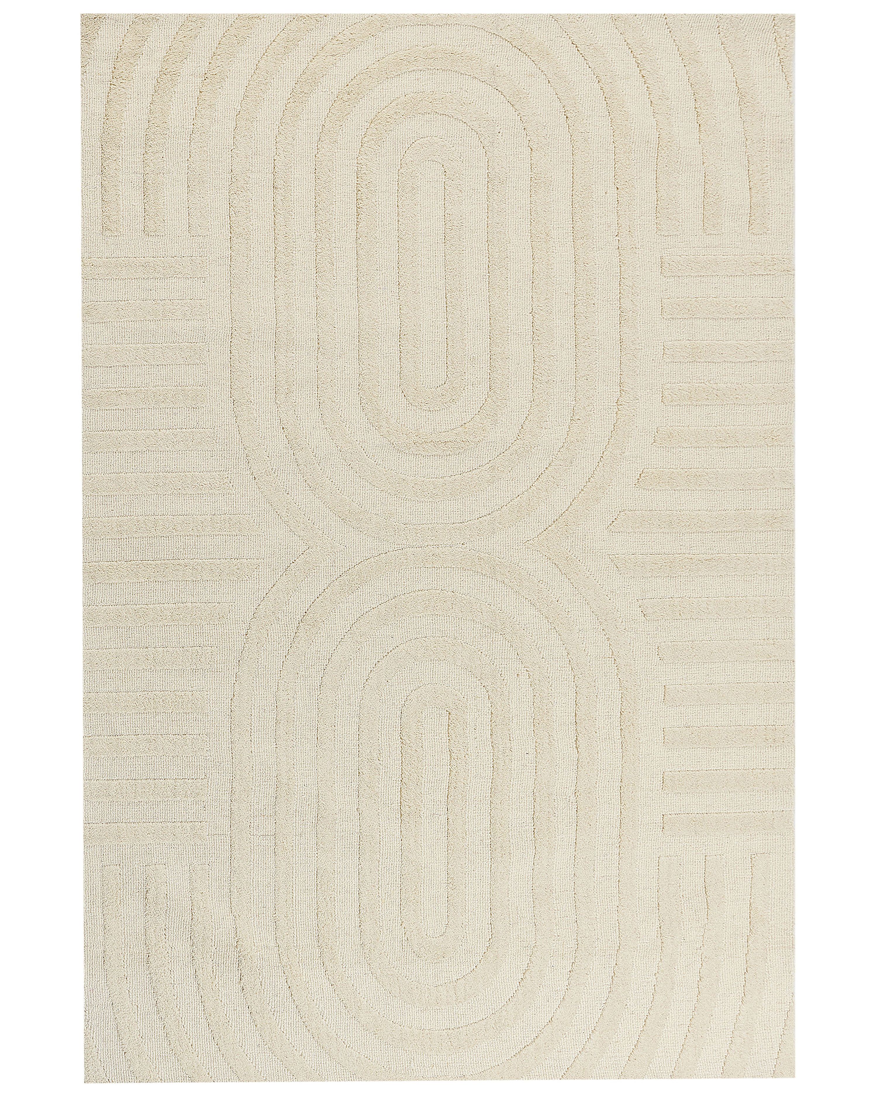 Rug MASTUNG Beige 200 x 300 cm Wool